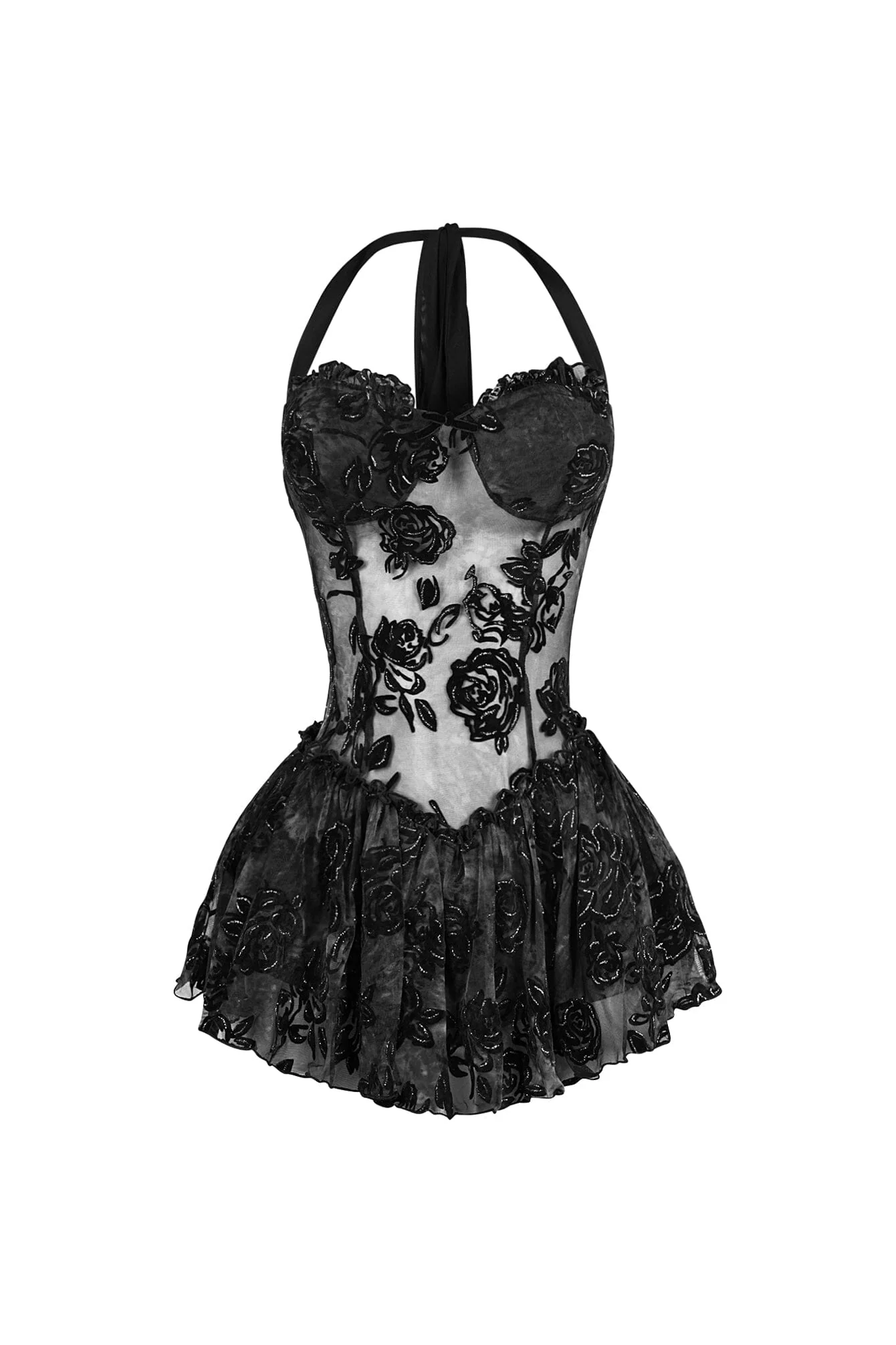 298-Sable-Velvet-Mesh-Burnout-Mini-Dress-3.webp Sable Velvet Mesh Burnout Mini Dress