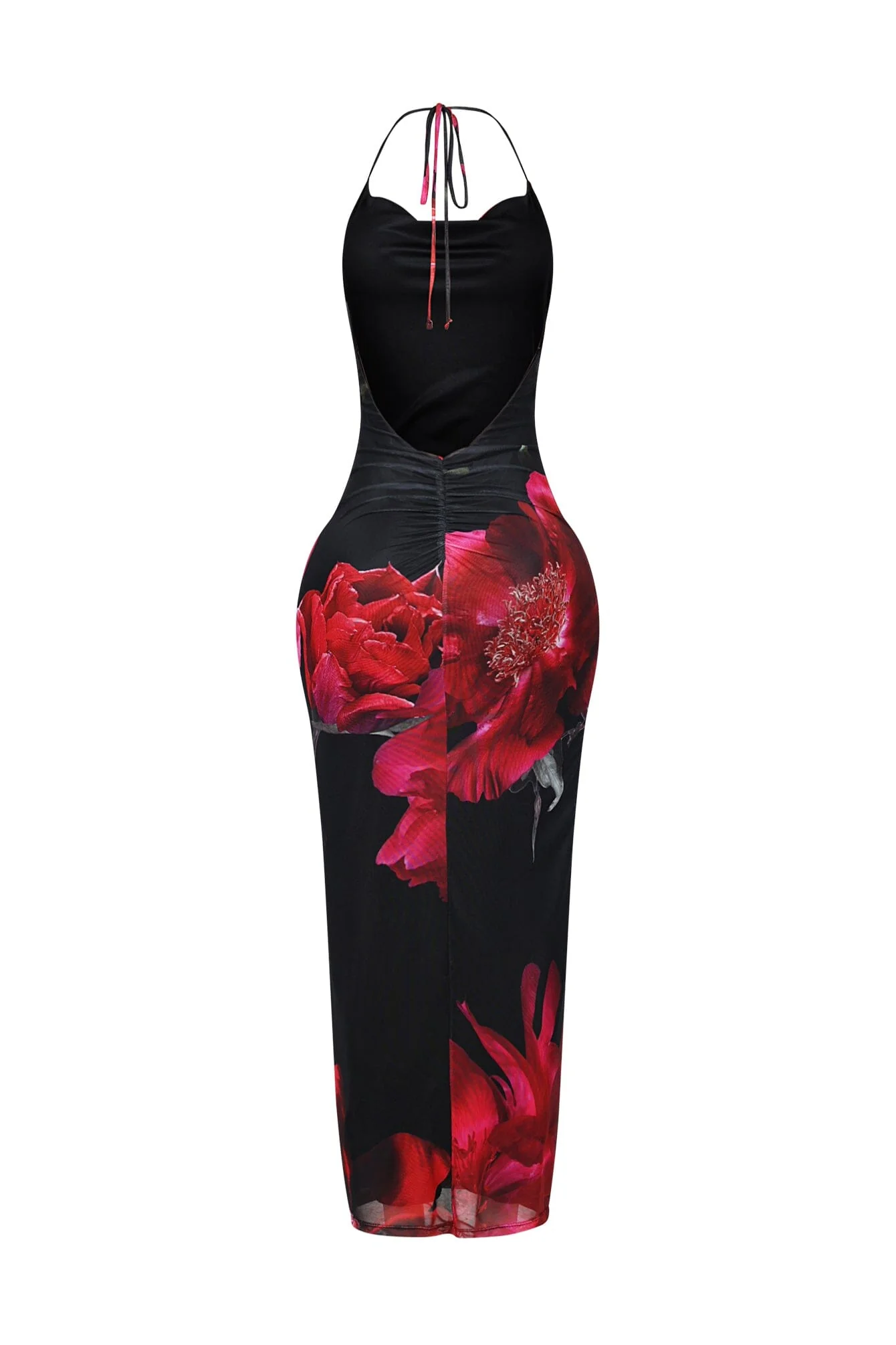 3014-Samba-Petal-Mesh-Print-Halter-Maxi-Dress-5.webp Samba Petal Mesh Print Halter Maxi Dress