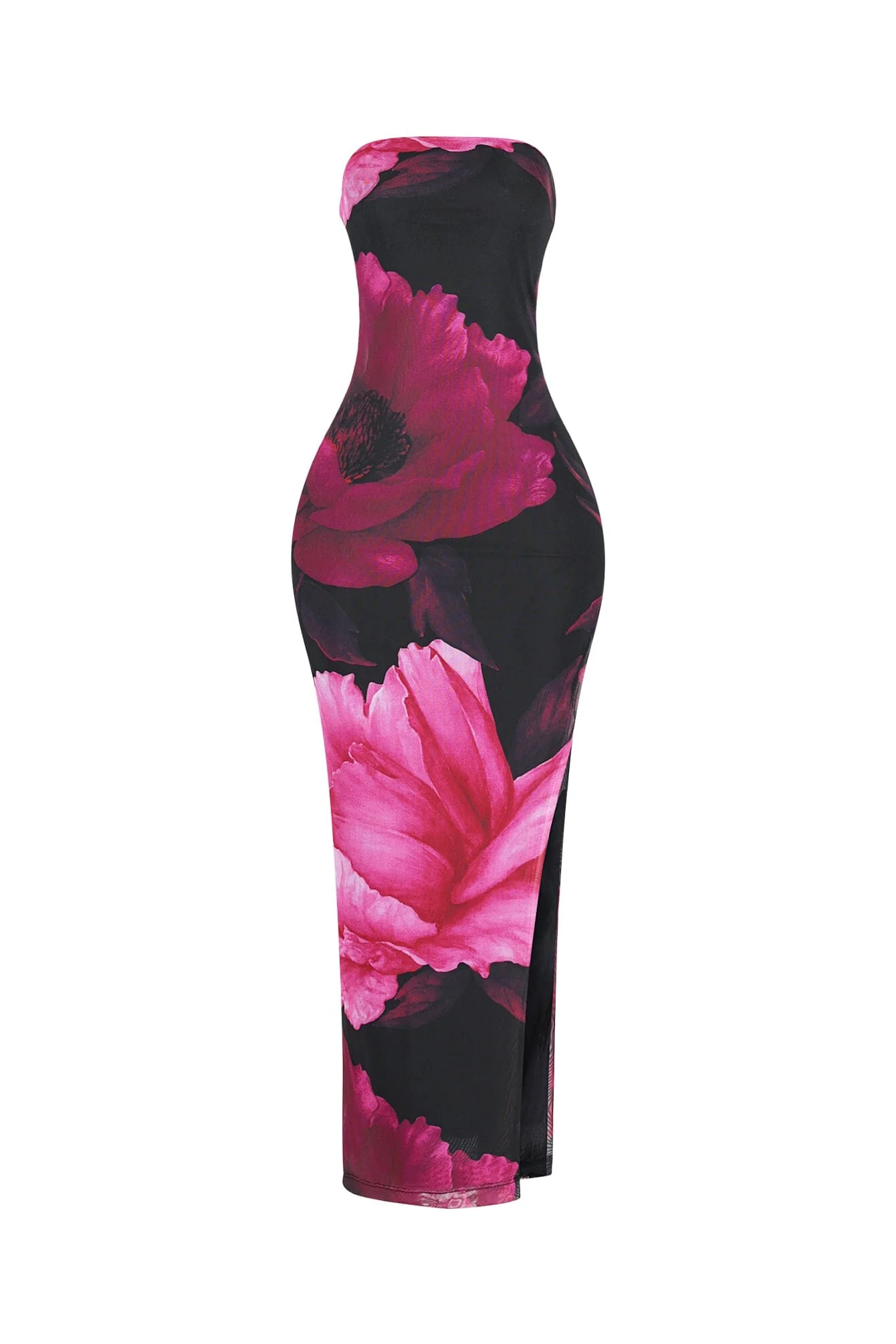 3083-Miley-Mesh-Floral-Tube-Maxi-Dress-5.webp Miley Mesh Floral Tube Maxi Dress