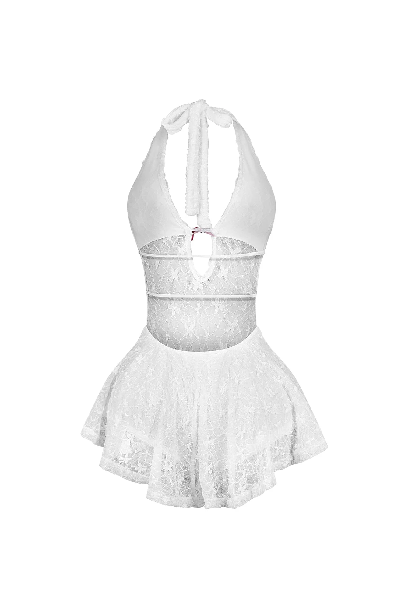 3145-Kiyomi-Halter-Neck-Mesh-Lace-Mini-Dress-12.webp Kiyomi Halter Neck Mesh Lace Mini Dress