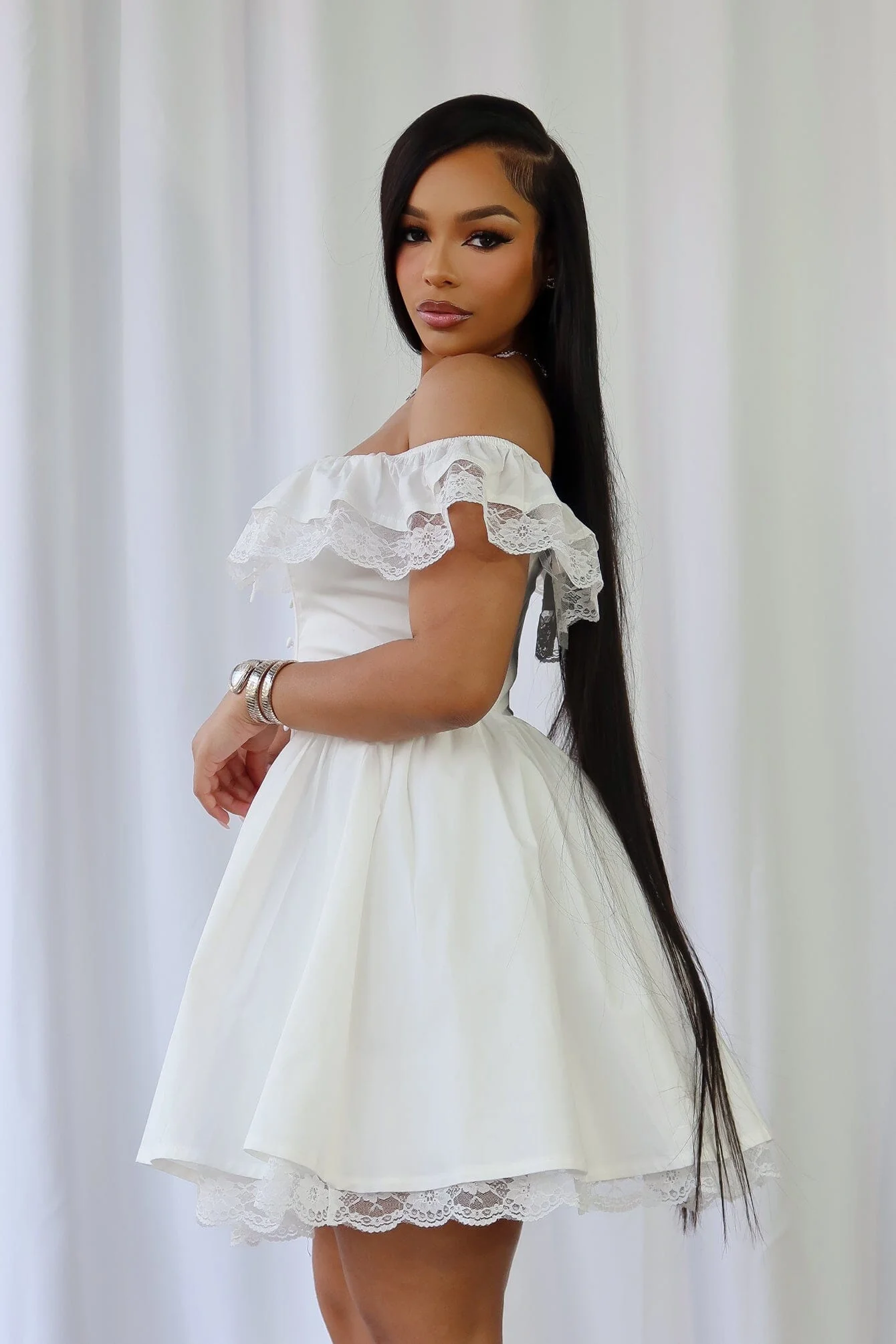 3152-Minami-Poplin-Off-Shoulder-Mini-Dress-3.webp Minami Poplin Off Shoulder Mini Dress