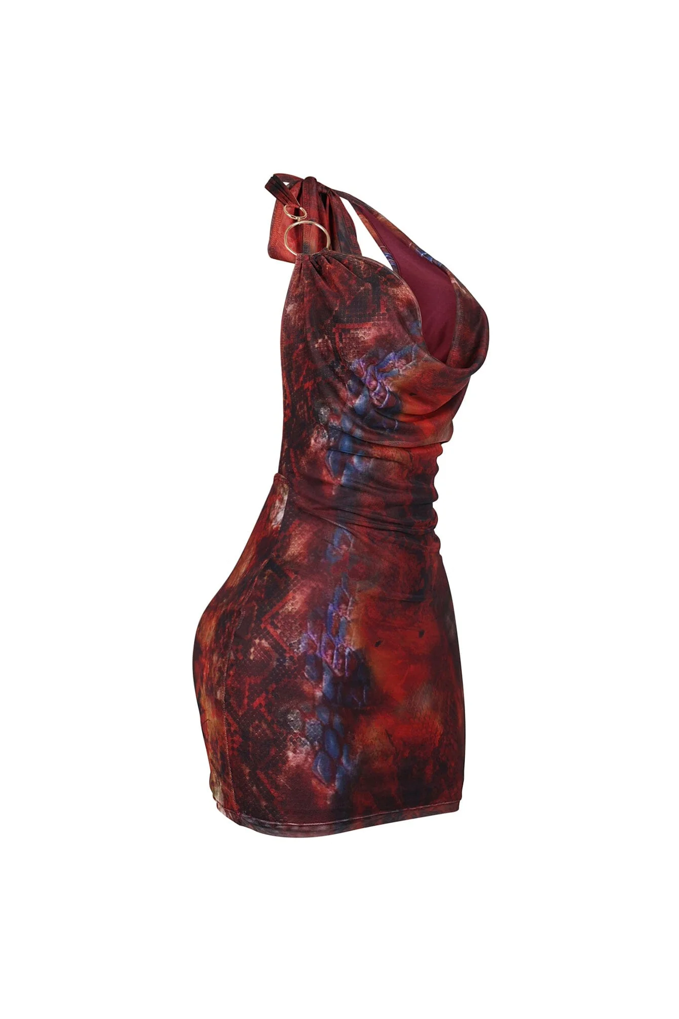 322-El-Veneno-Halter-Mini-Dress-With-Ring-4.webp El Veneno Halter Mini Dress With Ring