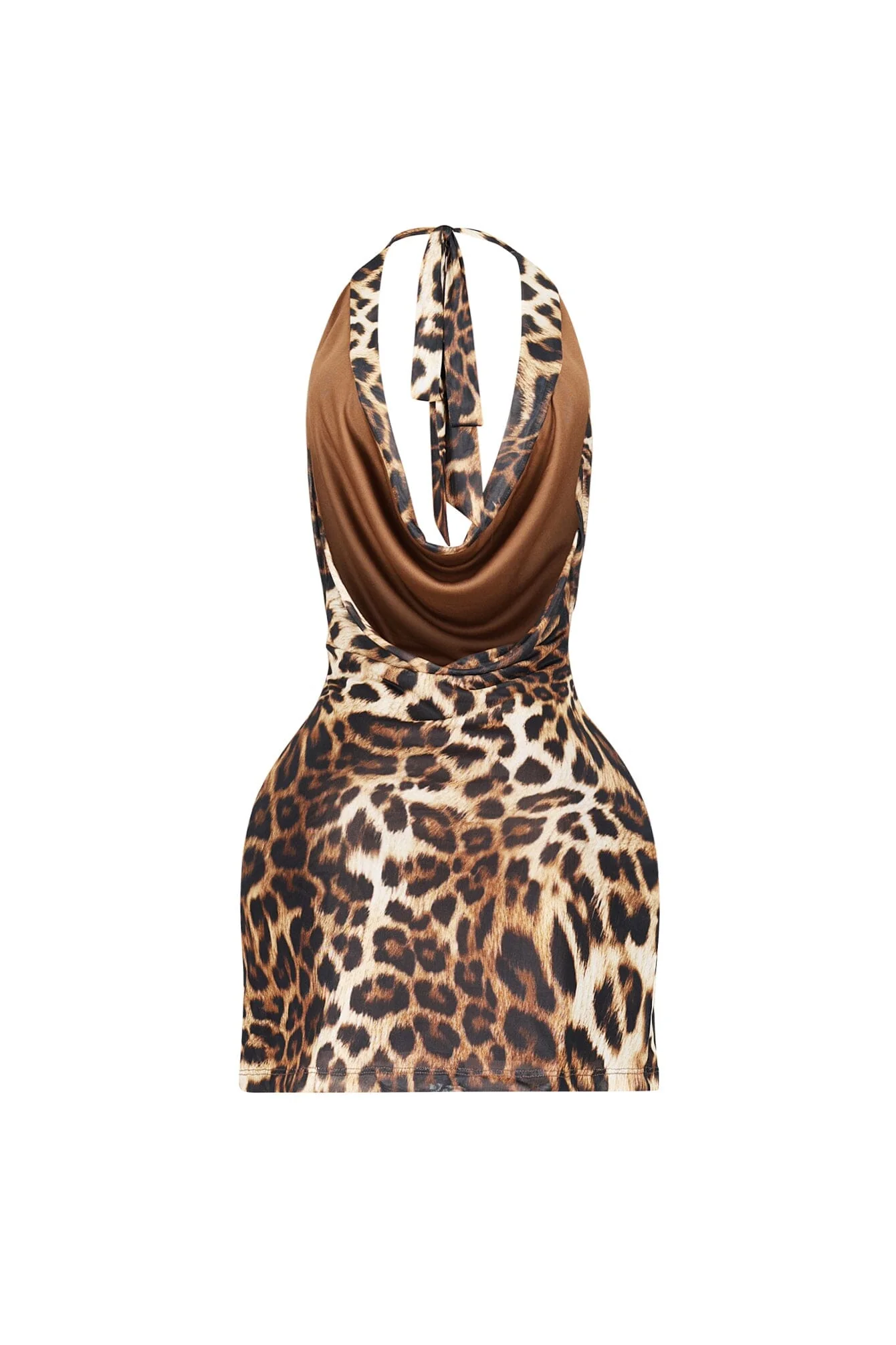3253-Astrella-Leopard-Cowl-Neck-Mini-Dress-5.webp Astrella Leopard Cowl Neck Mini Dress