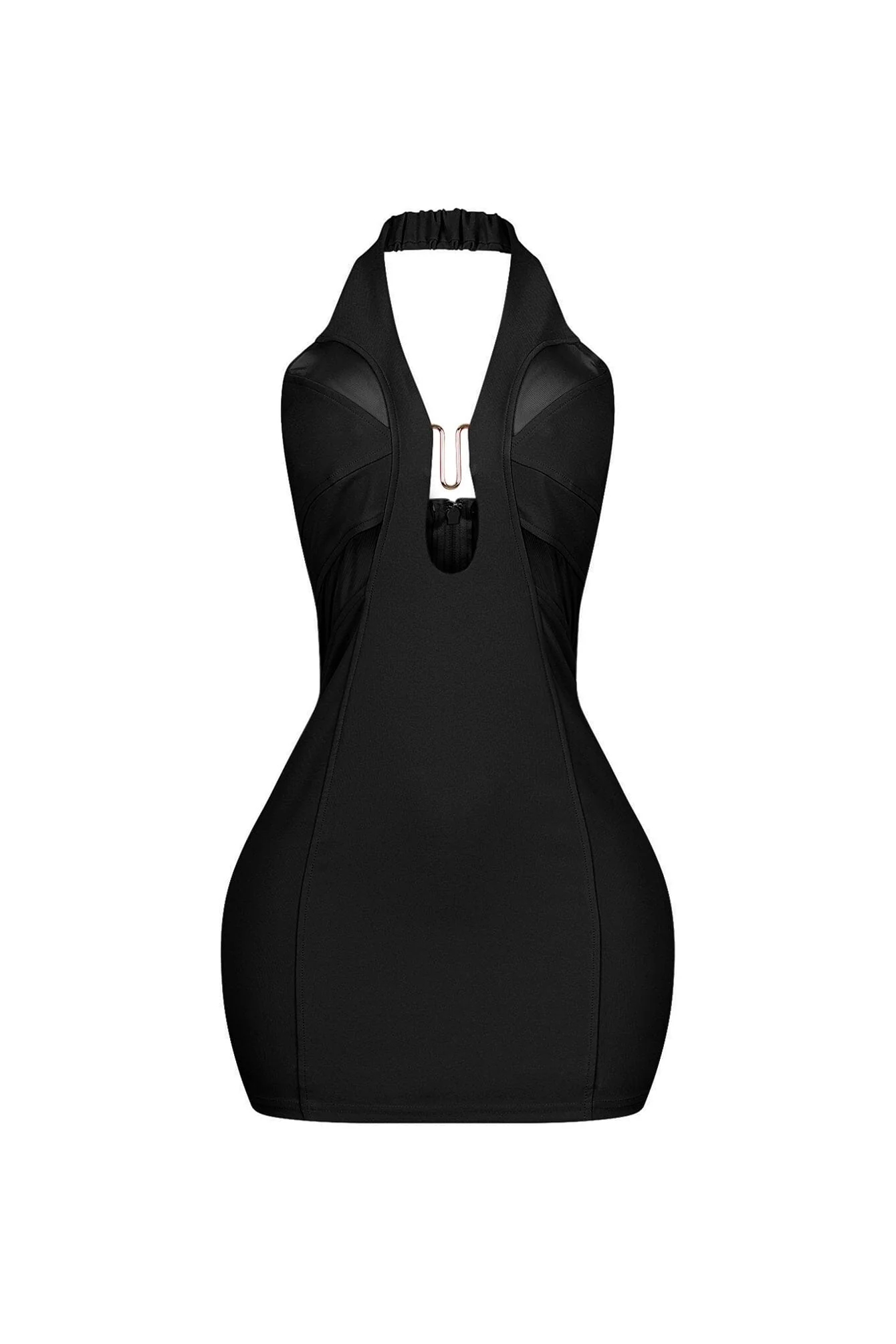 3268-Dilara-Halter-Neck-Metal-Trim-Mini-Dress-6.webp Dilara Halter Neck Metal Trim Mini Dress