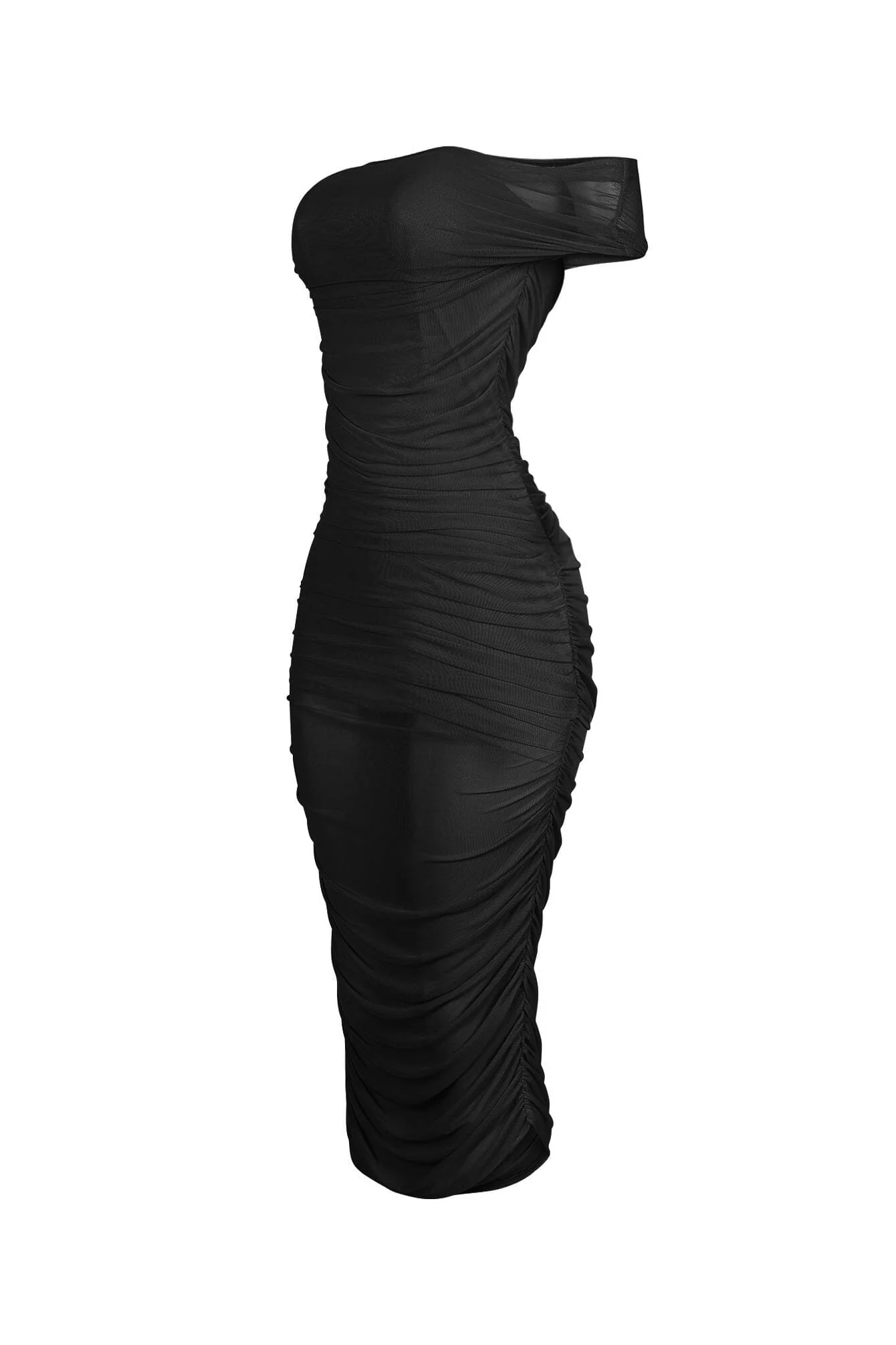 3275-Evette-Mesh-2-Way-Ruched-Midi-Dress-8.webp Evette Mesh 2 Way Ruched Midi Dress