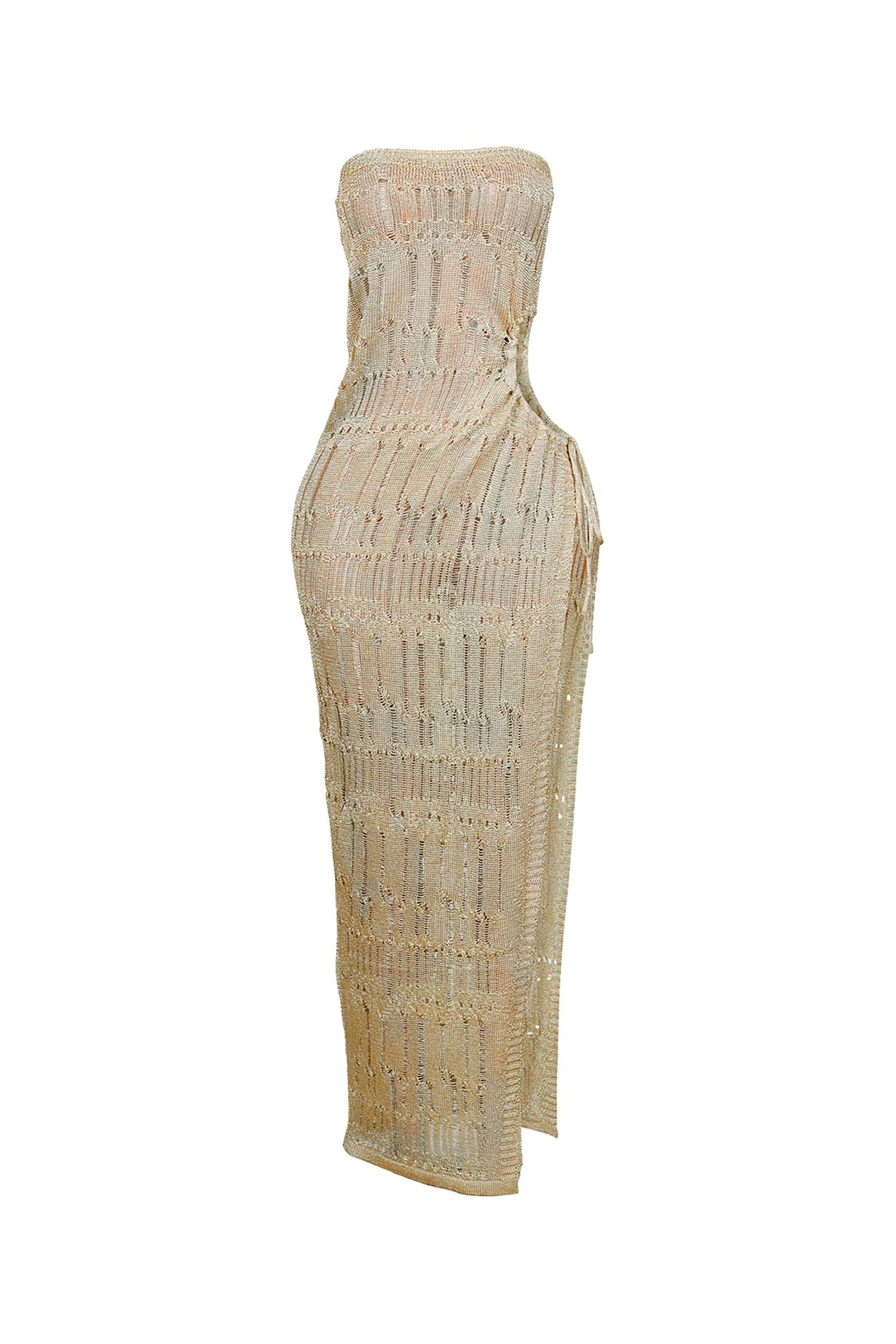 3319-Shimmernet-Metallic-Crochet-Cover-Dress-4.jpg Shimmernet Metallic Crochet Cover Dress