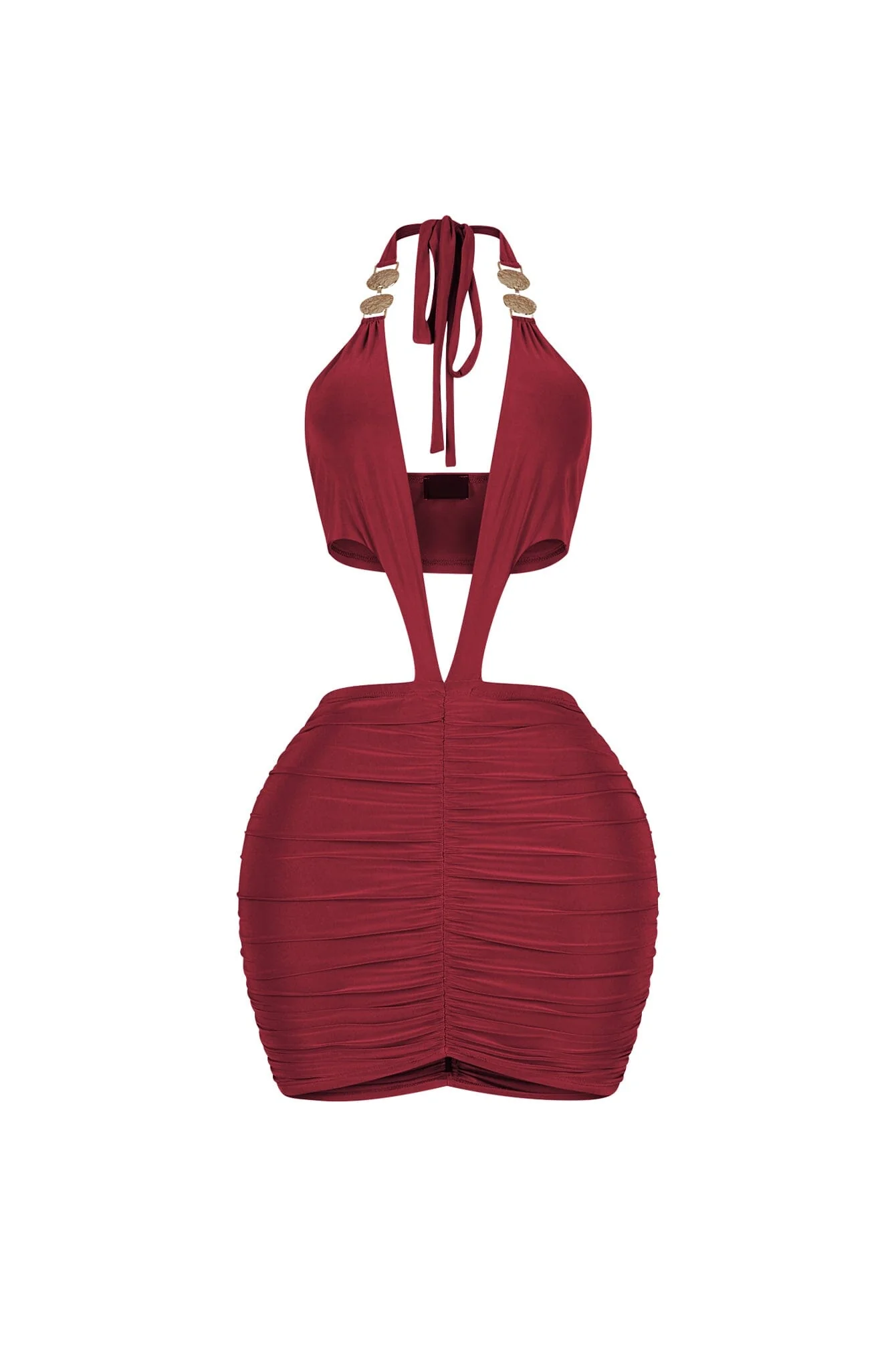 3363-Glamour-Plunge-Neck-Mini-Dress-4.webp Glamour Plunge Neck Mini Dress