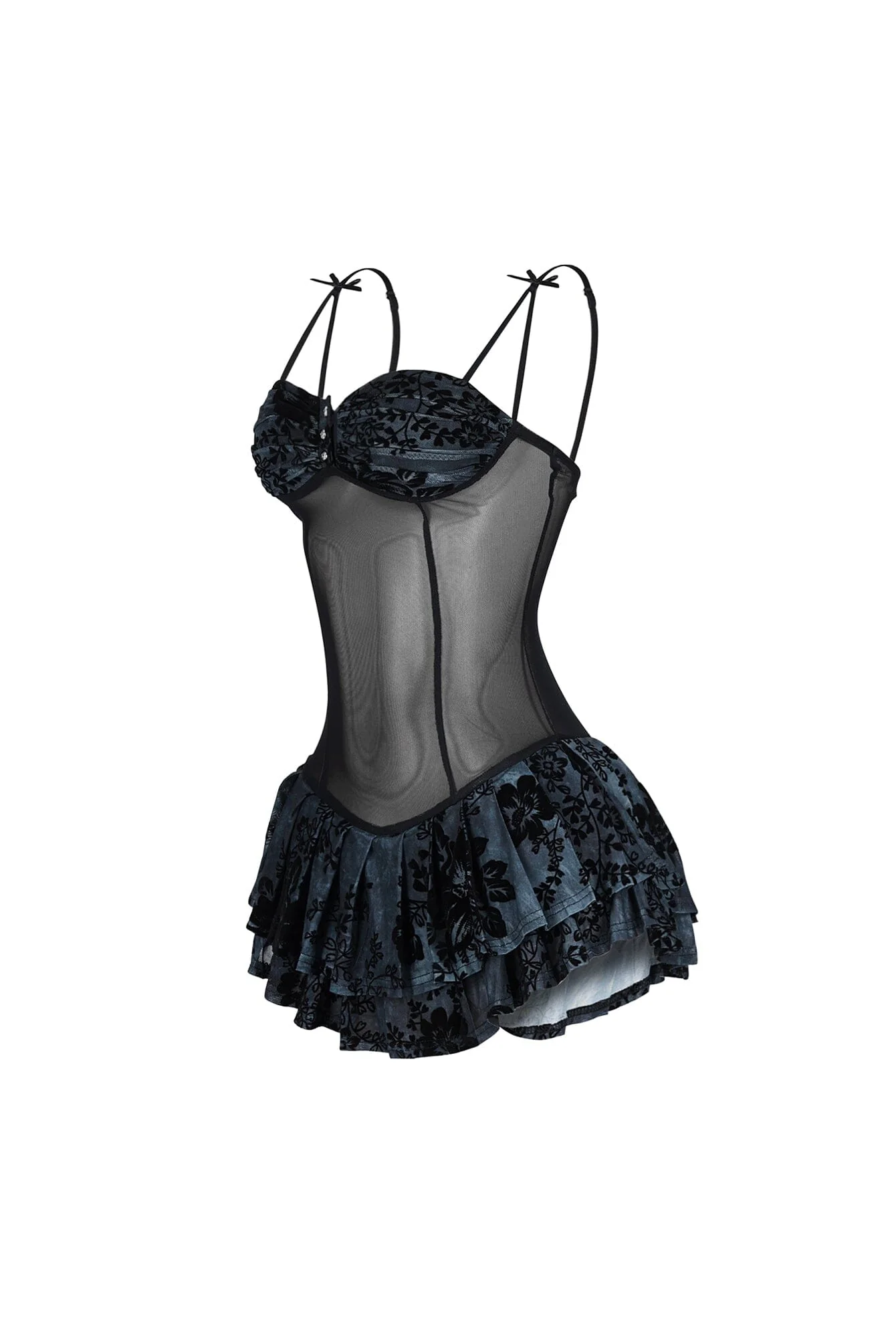 3374-Velvet-Touch-Bustier-Mini-Dress-4.webp Velvet Touch Bustier Mini Dress