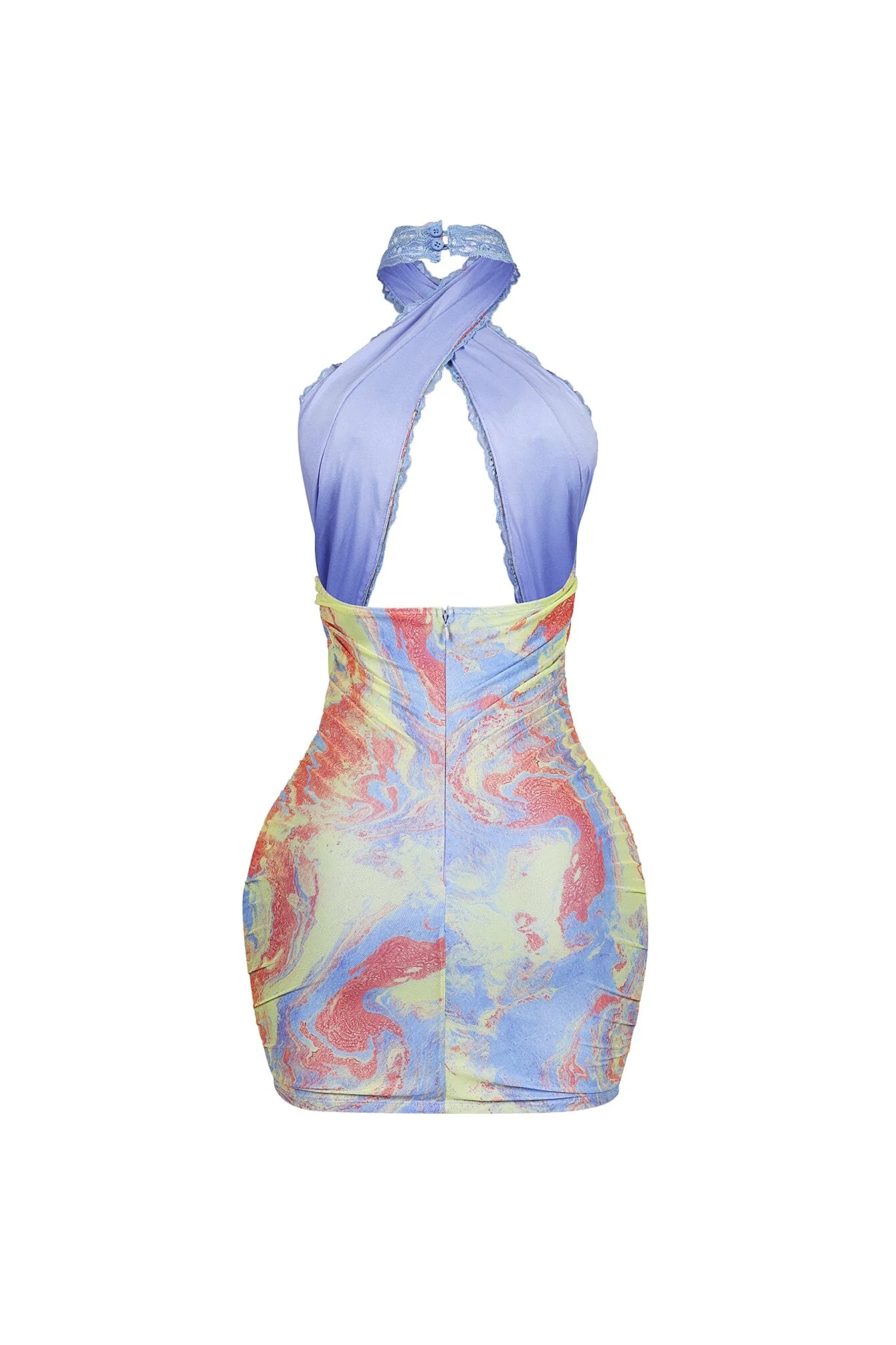 3386-Ethereal-Mesh-Print-Lace-Halter-Mini-Dress-6.webp Ethereal Mesh Print Lace Halter Mini Dress