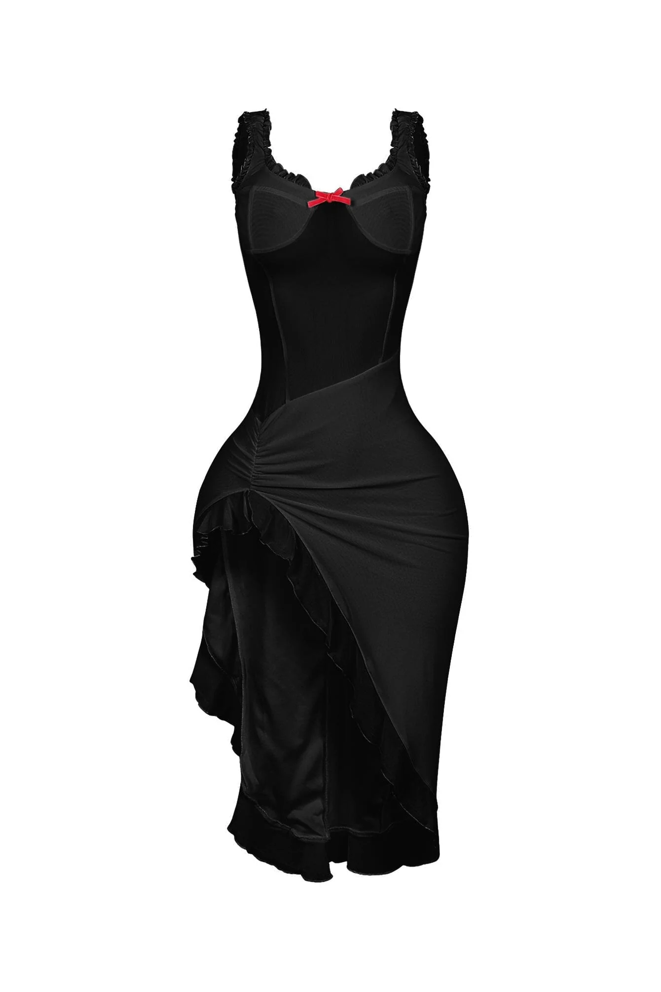 3437-Tamiko-Mesh-Ruffle-Trim-Tank-Midi-Dress-4.webp Tamiko Mesh Ruffle Trim Tank Midi Dress