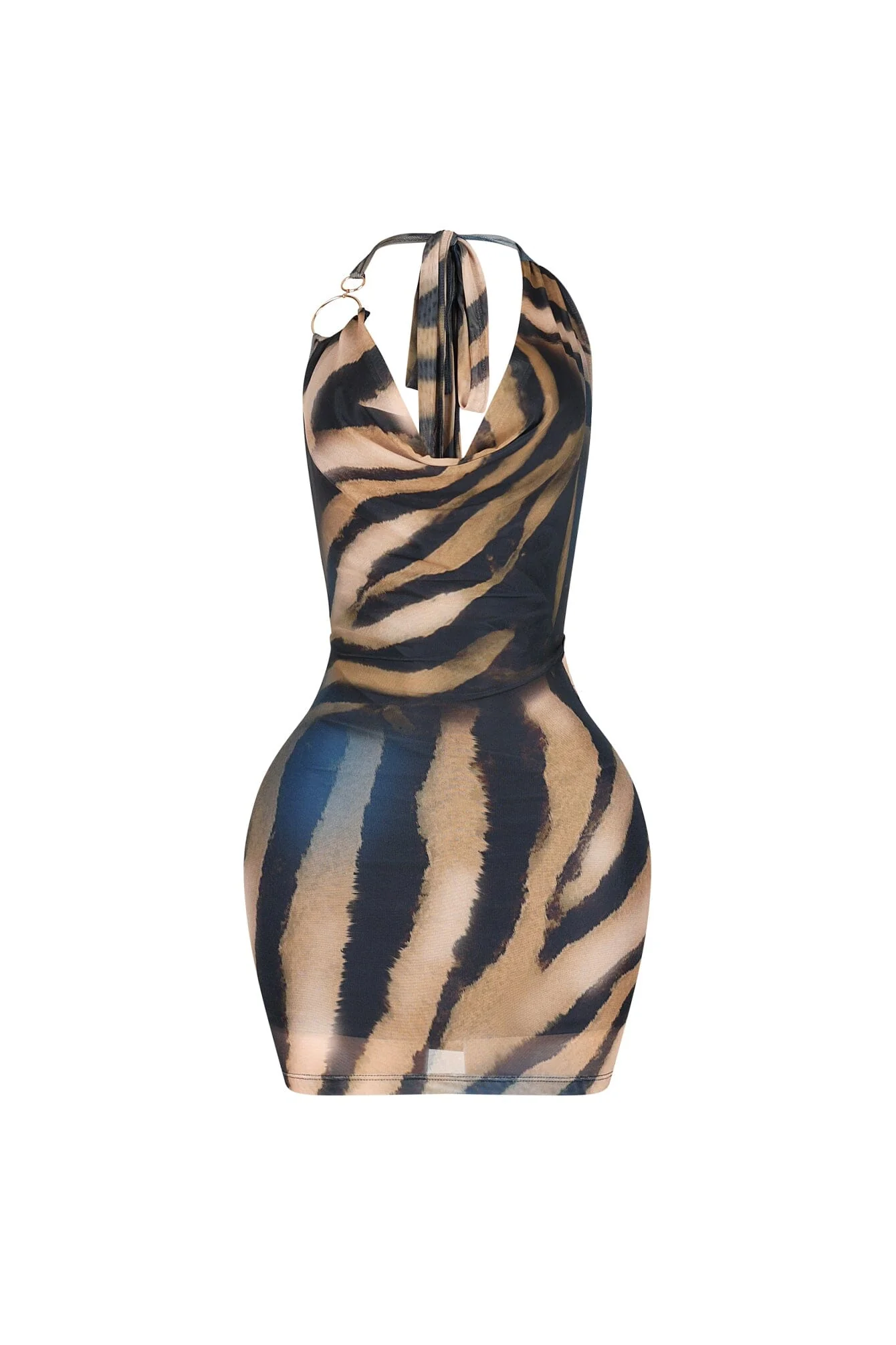 3463-Zaya-Mesh-Print-Halter-Mini-Dress-4.webp Zaya Mesh Print Halter Mini Dress