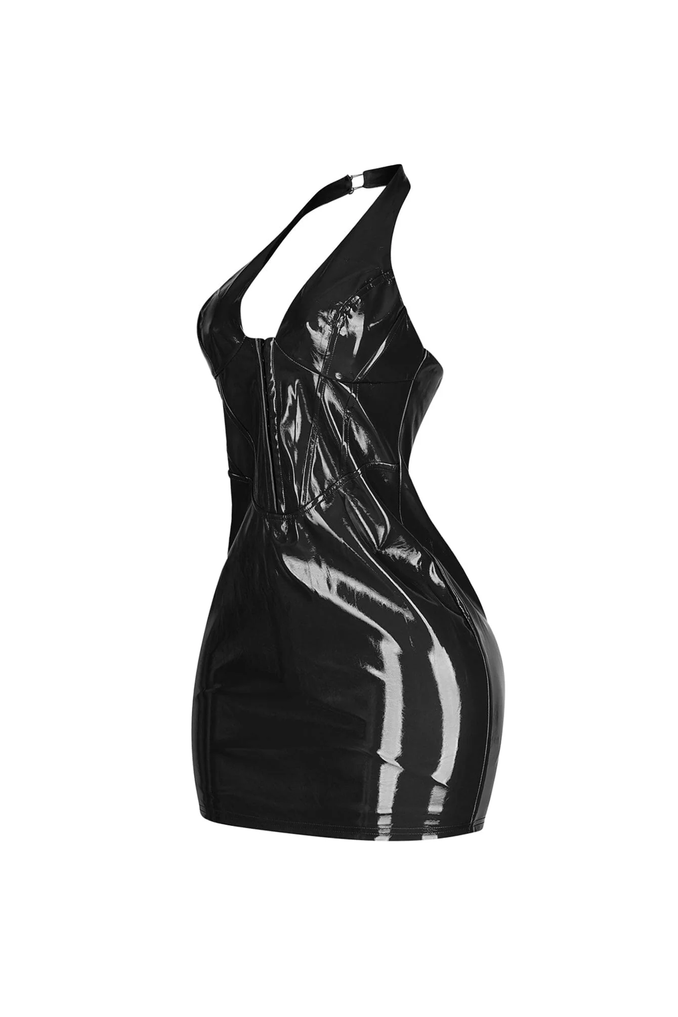 3496-Soho-Glossy-Halter-Mini-Dress-8.webp Soho Glossy Halter Mini Dress