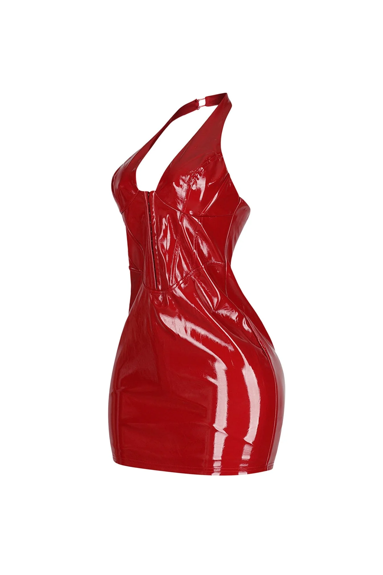 3496-Soho-Glossy-Halter-Mini-Dress-9.webp Soho Glossy Halter Mini Dress
