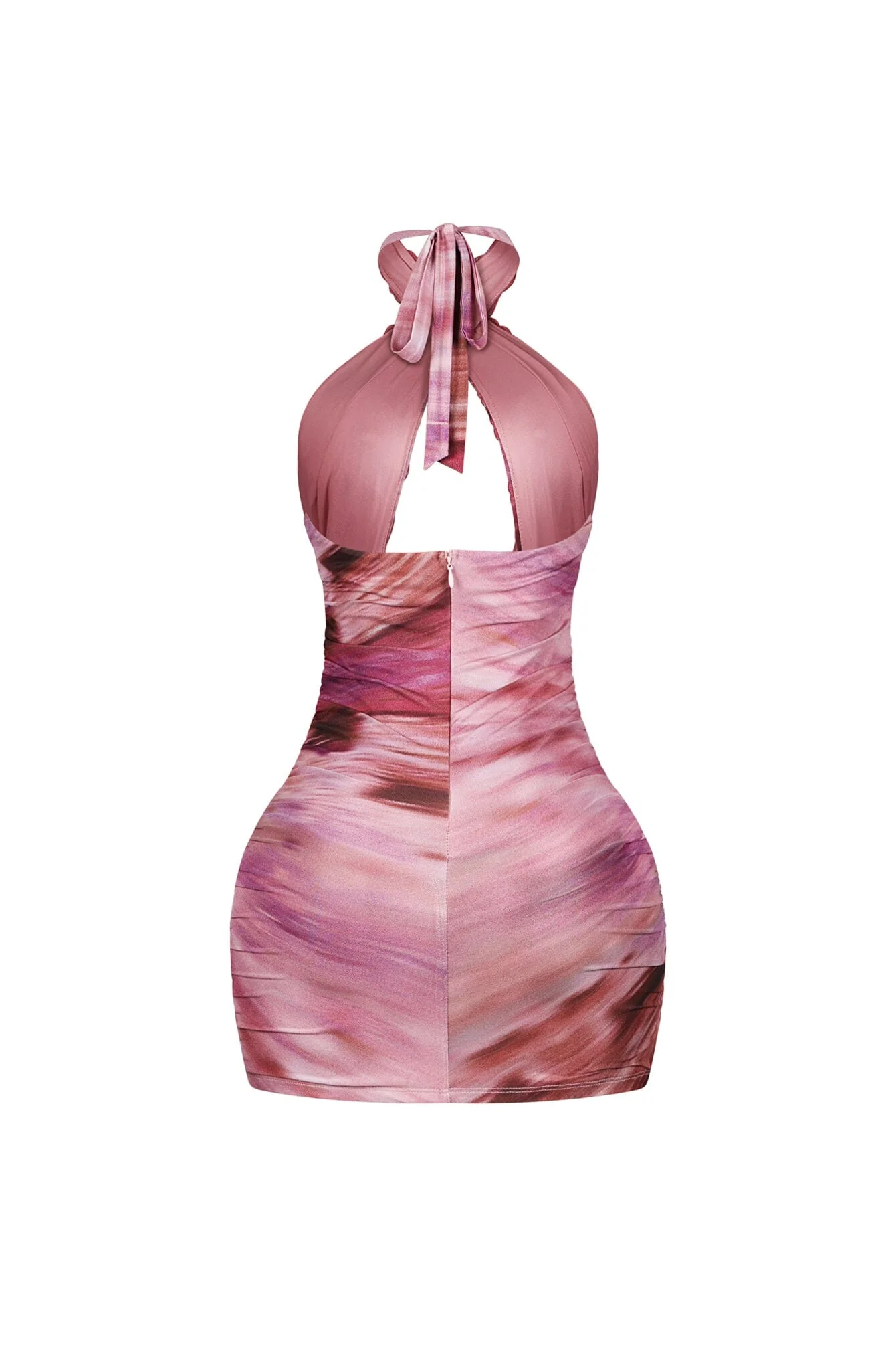 3518-Noeline-Mesh-Print-Lace-Halter-Mini-Dress-5.webp Noeline Mesh Print Lace Halter Mini Dress