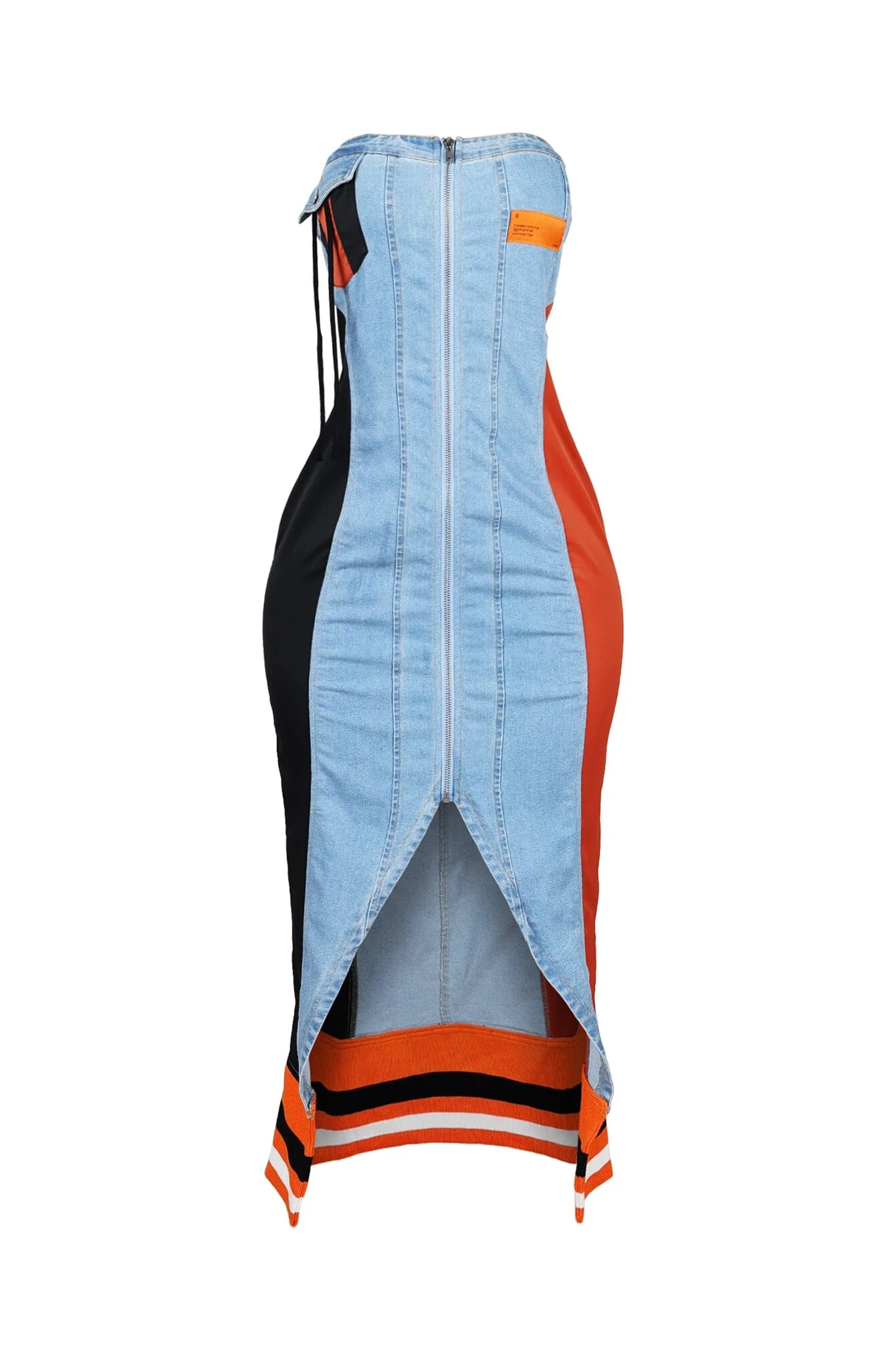 3522-Raw-Edge-Color-Blocked-Denim-Midi-Dress-3.webp Raw Edge Color Blocked Denim Midi Dress