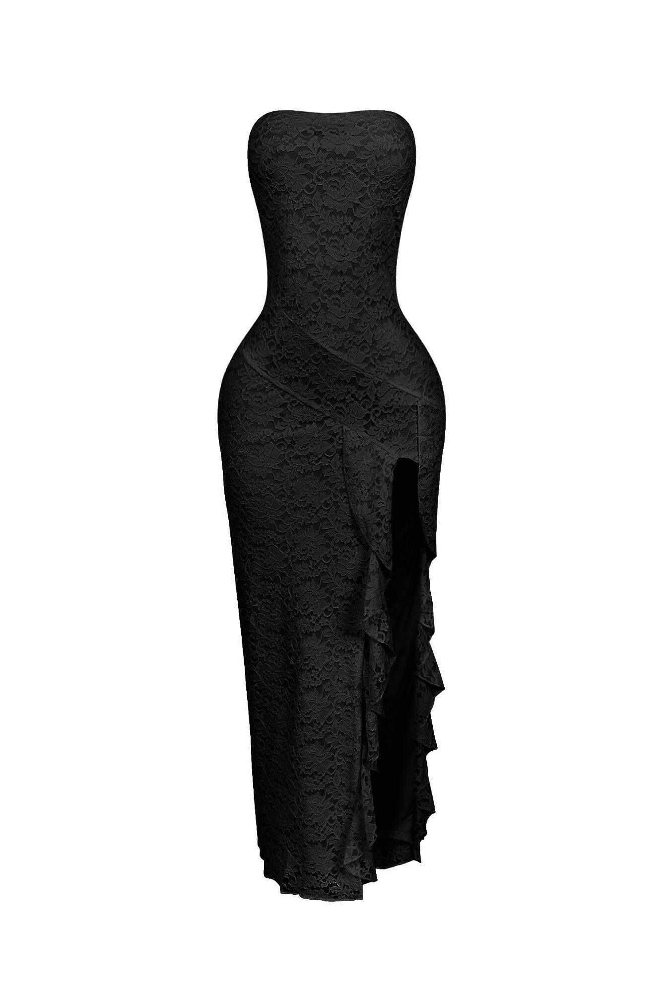 3526-Dreamy-Lace-Ruffled-Tube-Maxi-Dress-5.jpg Dreamy Lace Ruffled Tube Maxi Dress