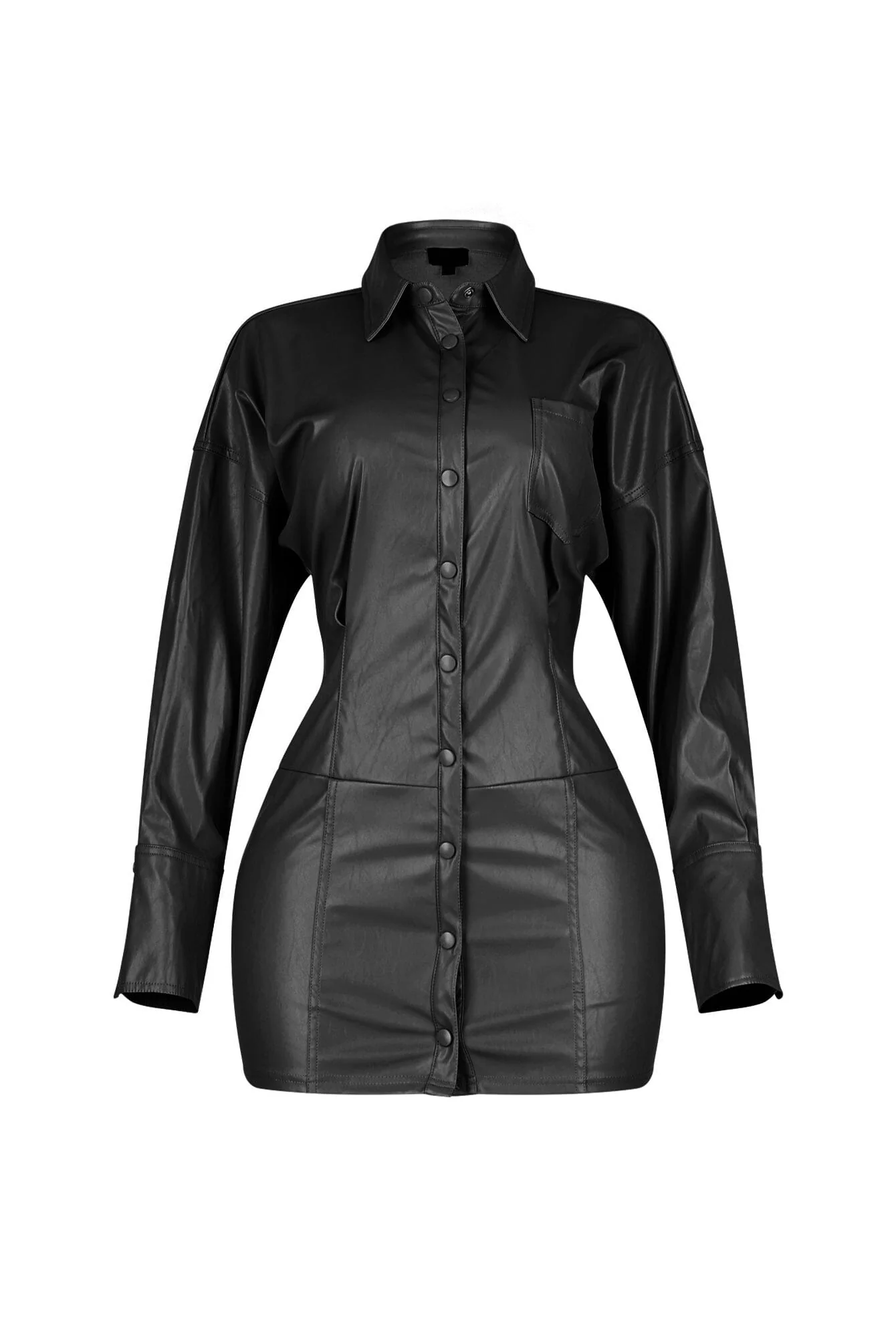 3564-Velora-Noir-PU-Button-Up-Dress-4.webp Velora Noir PU Button Up Dress