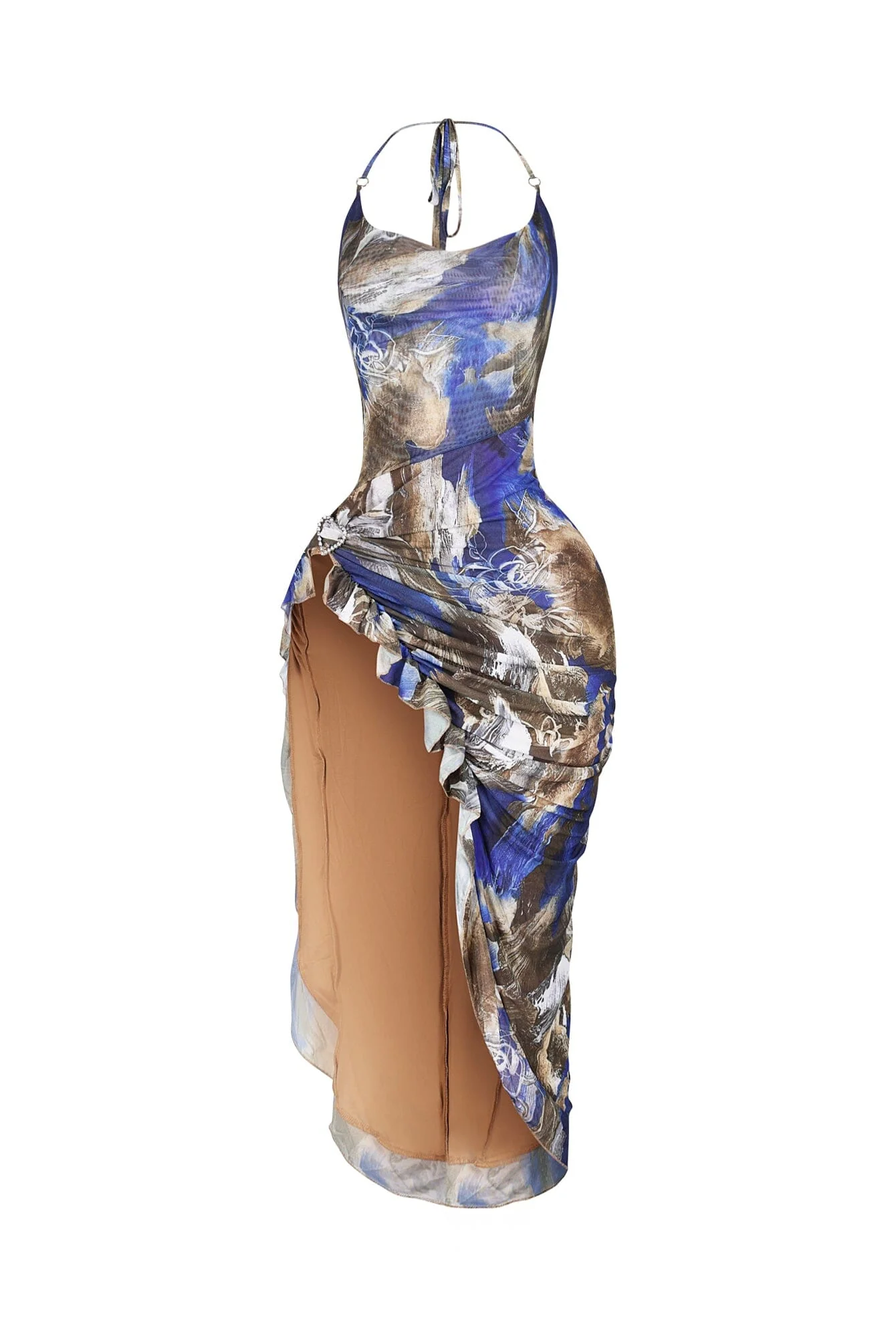 3674-Sorrento-Mesh-Print-Ruffle-Midi-Dress-3.webp Sorrento Mesh Print Ruffle Midi Dress