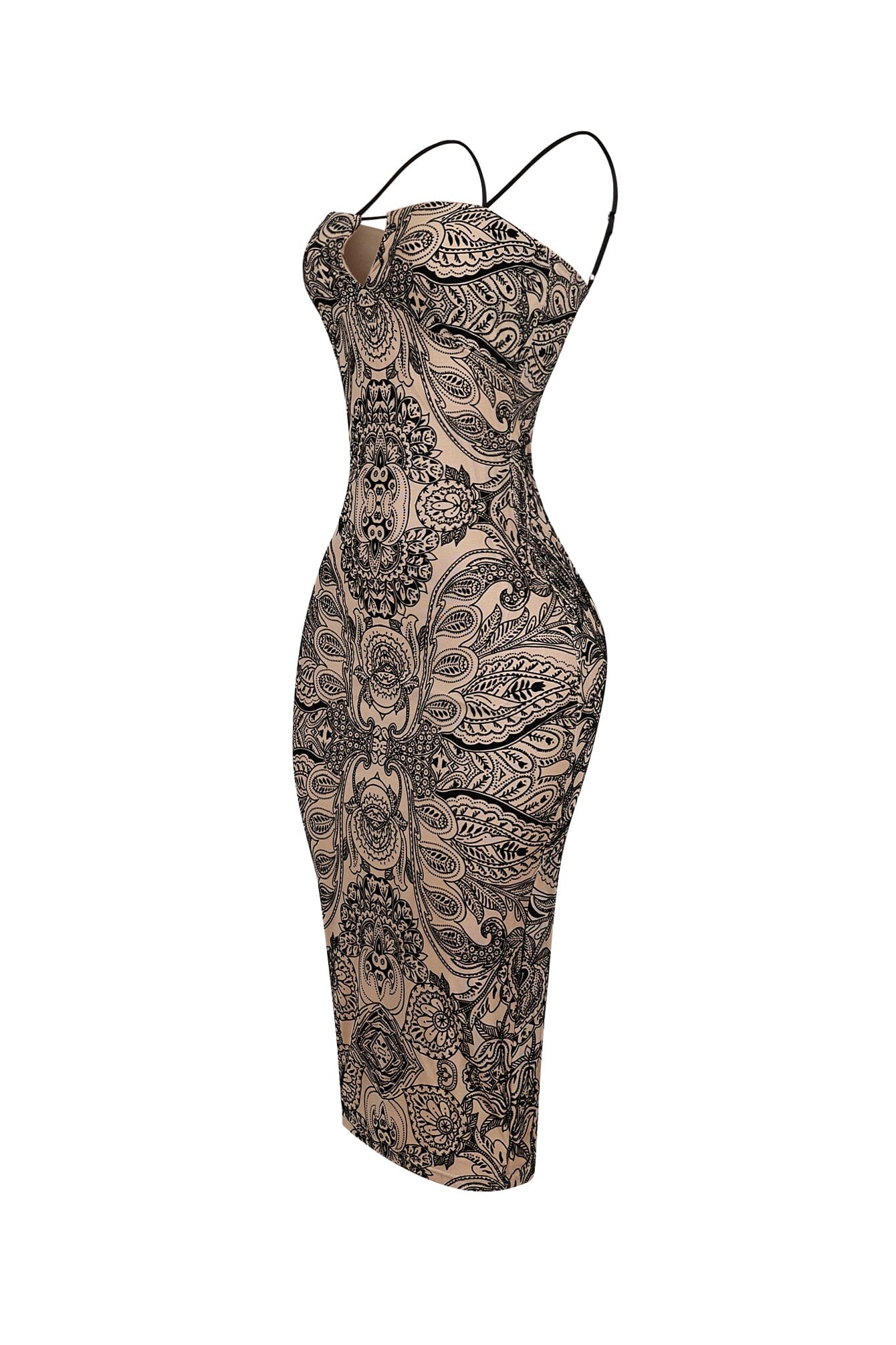 3691-Erika-Print-Tank-Keyhole-Midi-Dress-4.jpg Erika Print Tank Keyhole Midi Dress