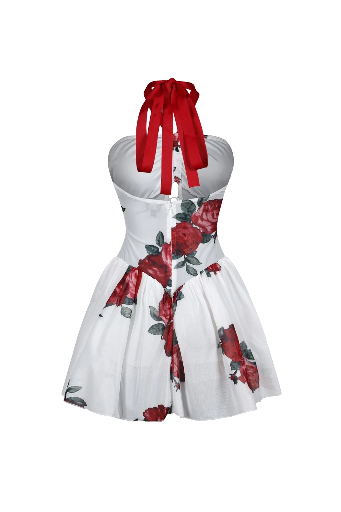 3745-Cassandra-Floral-Halter-Flare-Mini-Dress-9.webp Cassandra Floral Halter Flare Mini Dress