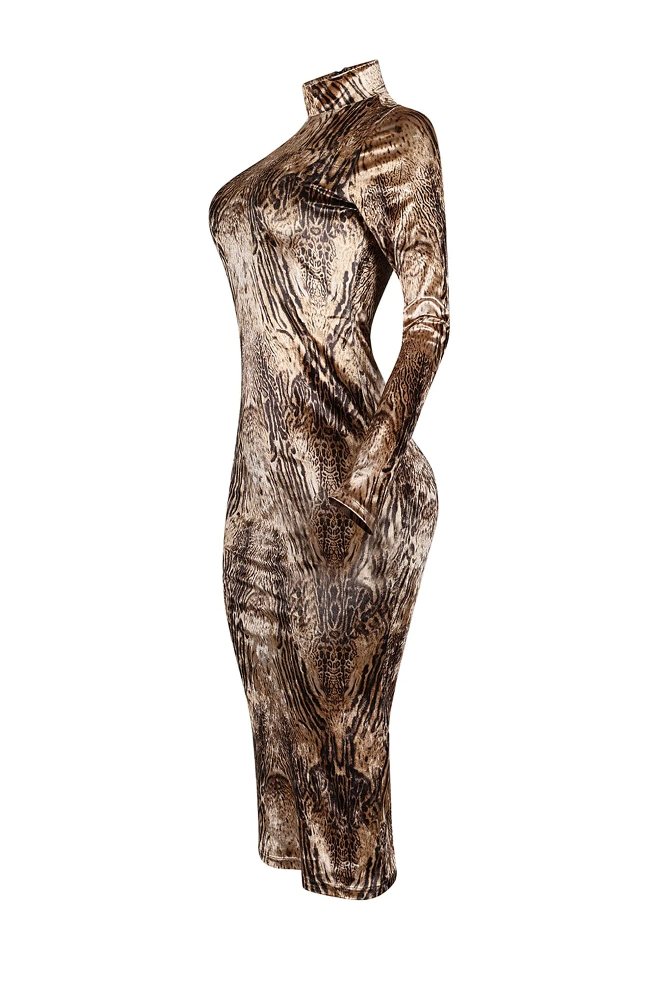 3754-Nikki-Velvet-Animal-Print-Midi-Dress-4.webp Nikki Velvet Animal Print Midi Dress