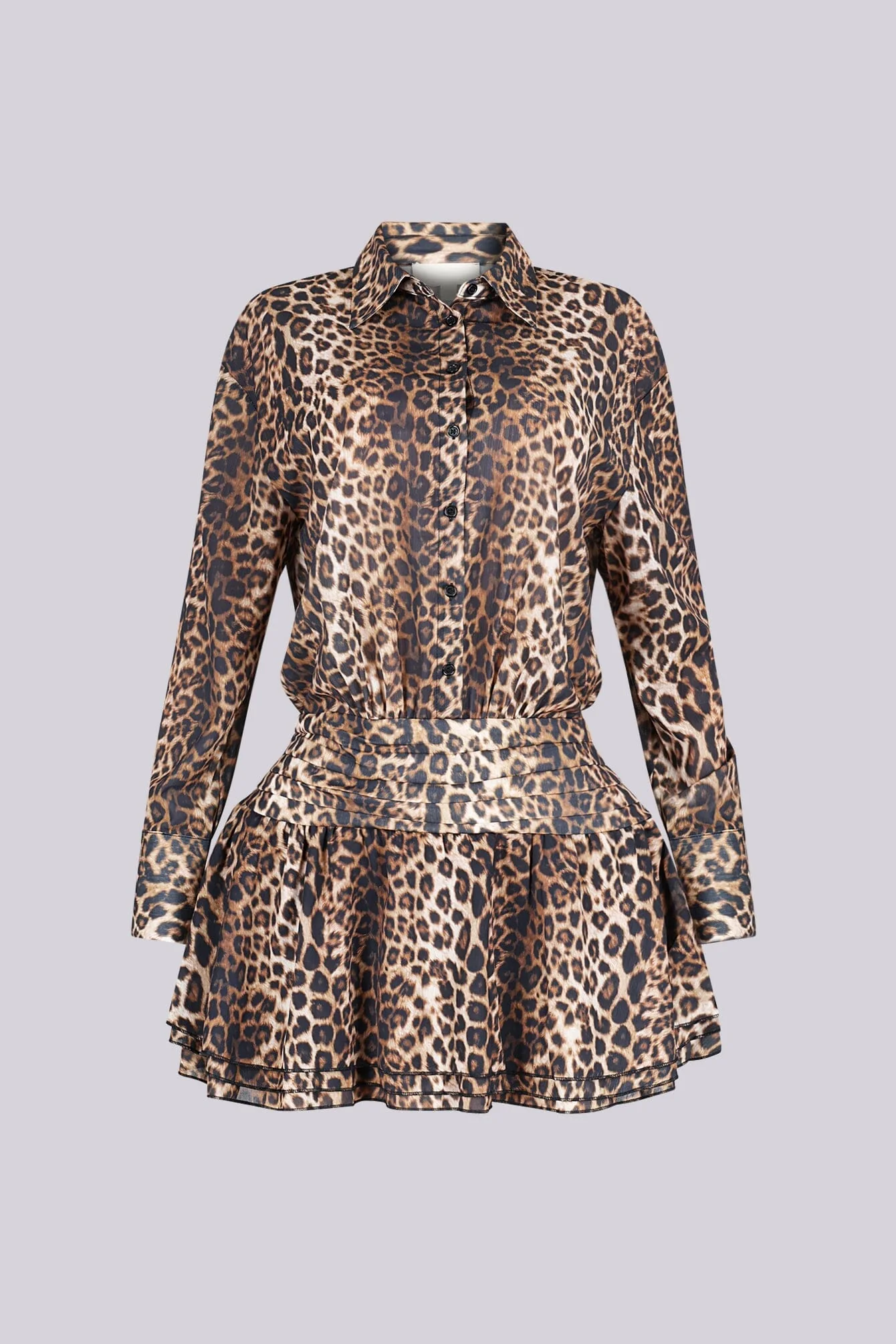 3758-Leo-Ruffle-Button-Mini-Dress-4.webp Leo Ruffle Button Mini Dress