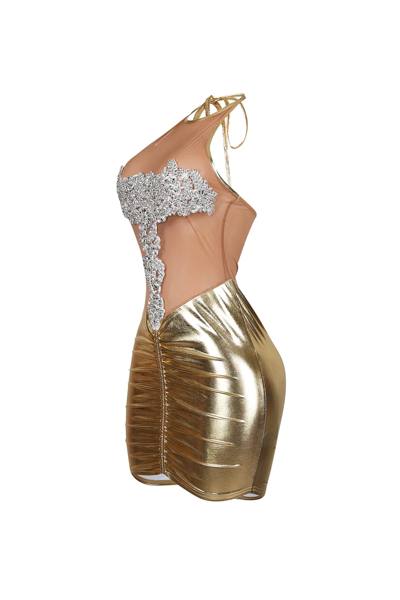 3803-The-Queen-Rhinestone-Mesh-Halter-Mini-Dress-4.webp The Queen Rhinestone Mesh Halter Mini Dress