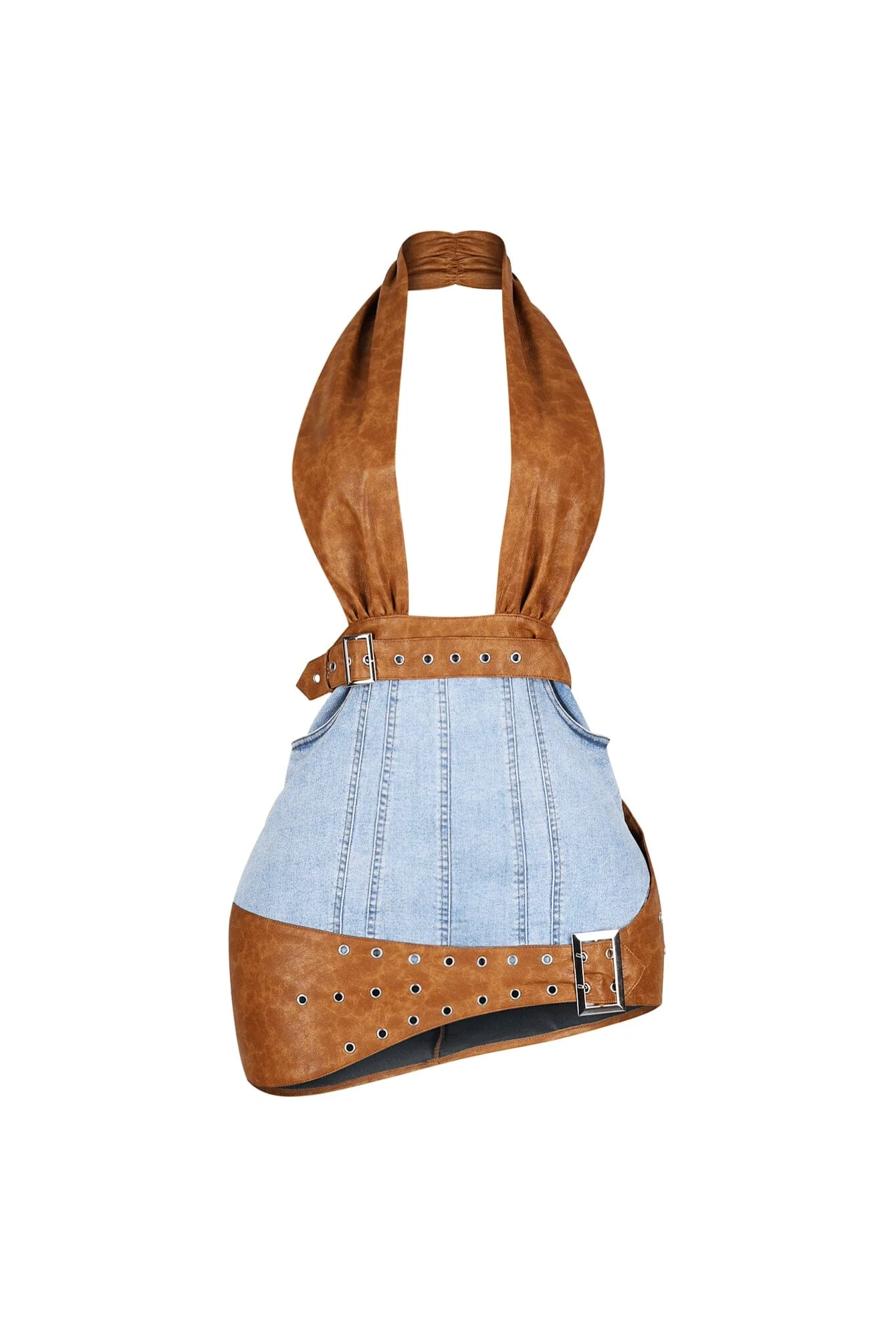 381-Look-Edgecraft-Contrast-Mini-Dress-3.webp Look Edgecraft Contrast Mini Dress