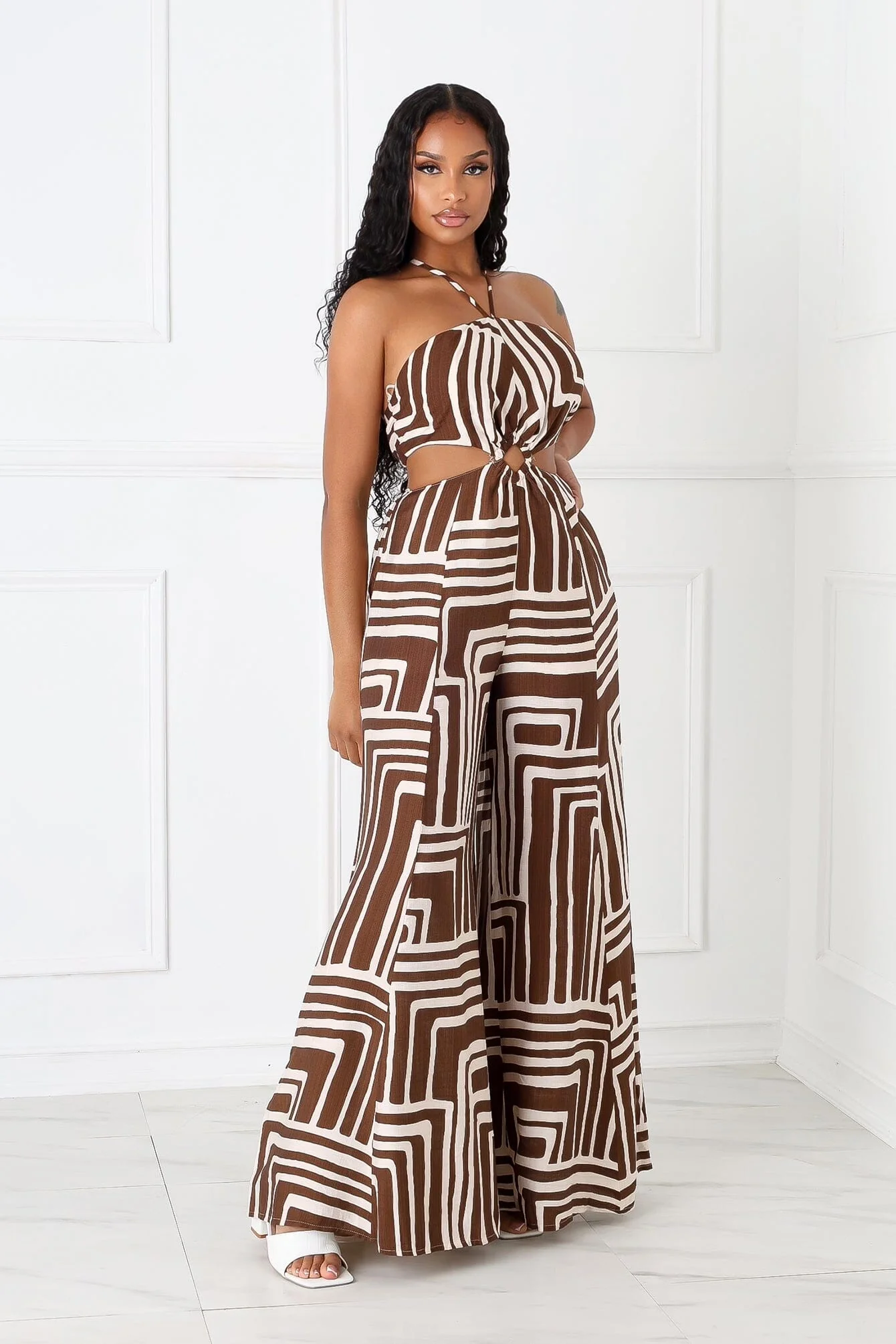 Toledo Halter Cut Out Jumpsuit