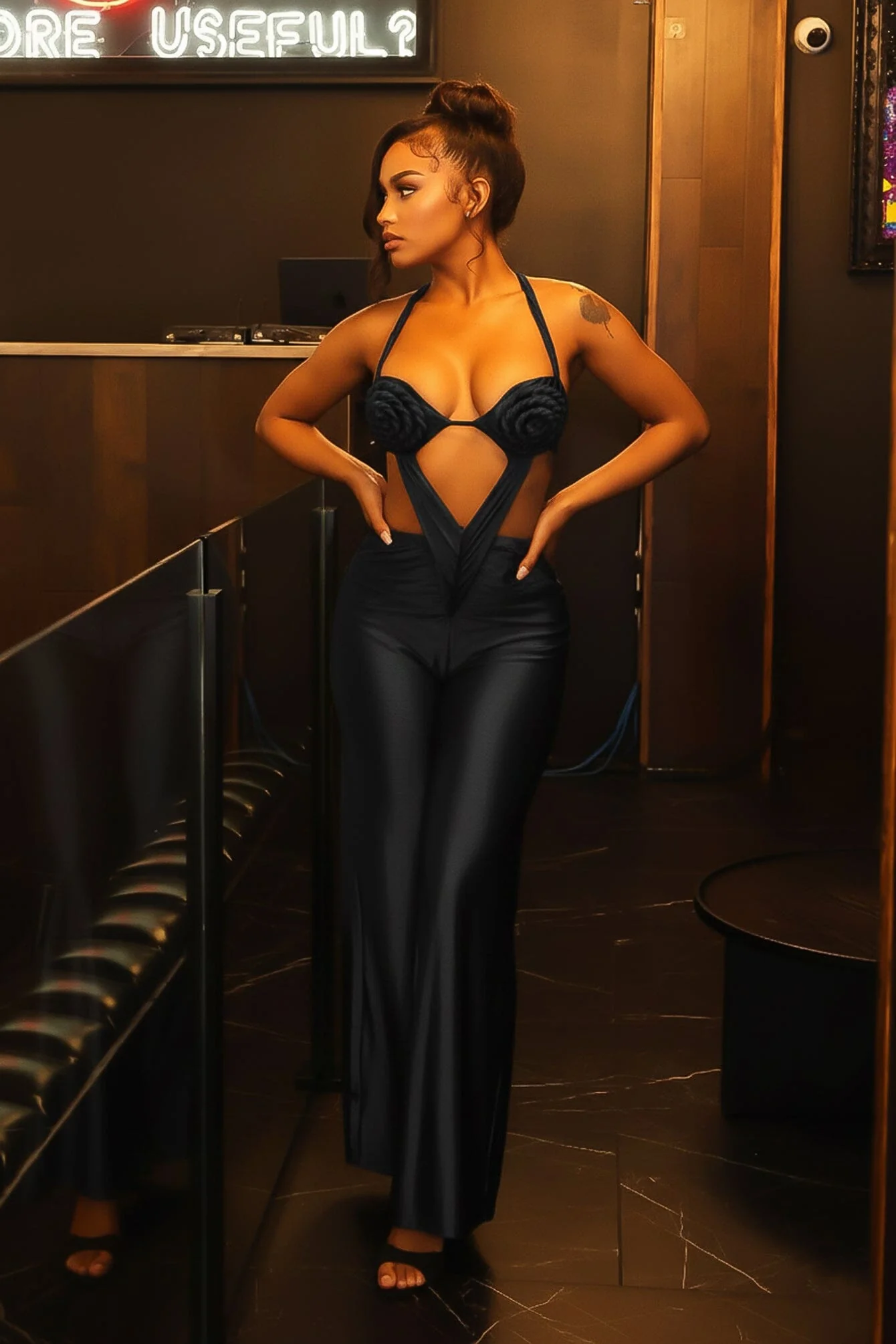 Sol Loop Cutout Jumpsuit