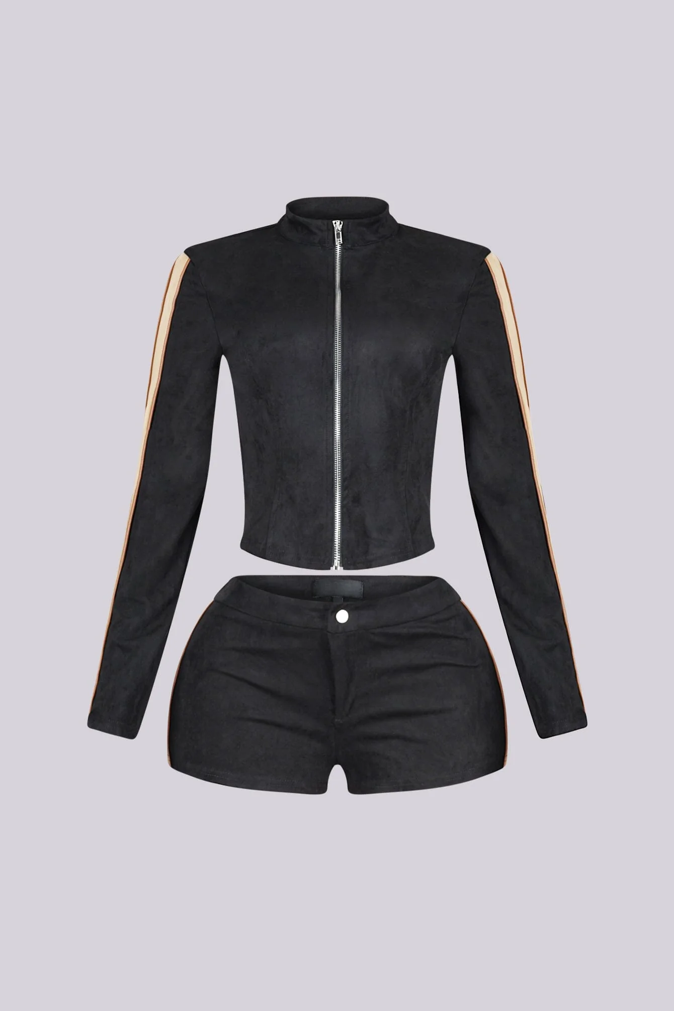 4505-Blockline-Suede-Jacket-Shorts-SET-4.webp Blockline Suede Jacket & Shorts SET