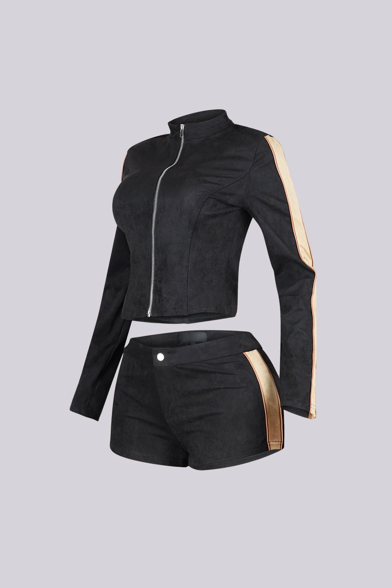 4505-Blockline-Suede-Jacket-Shorts-SET-5.webp Blockline Suede Jacket & Shorts SET