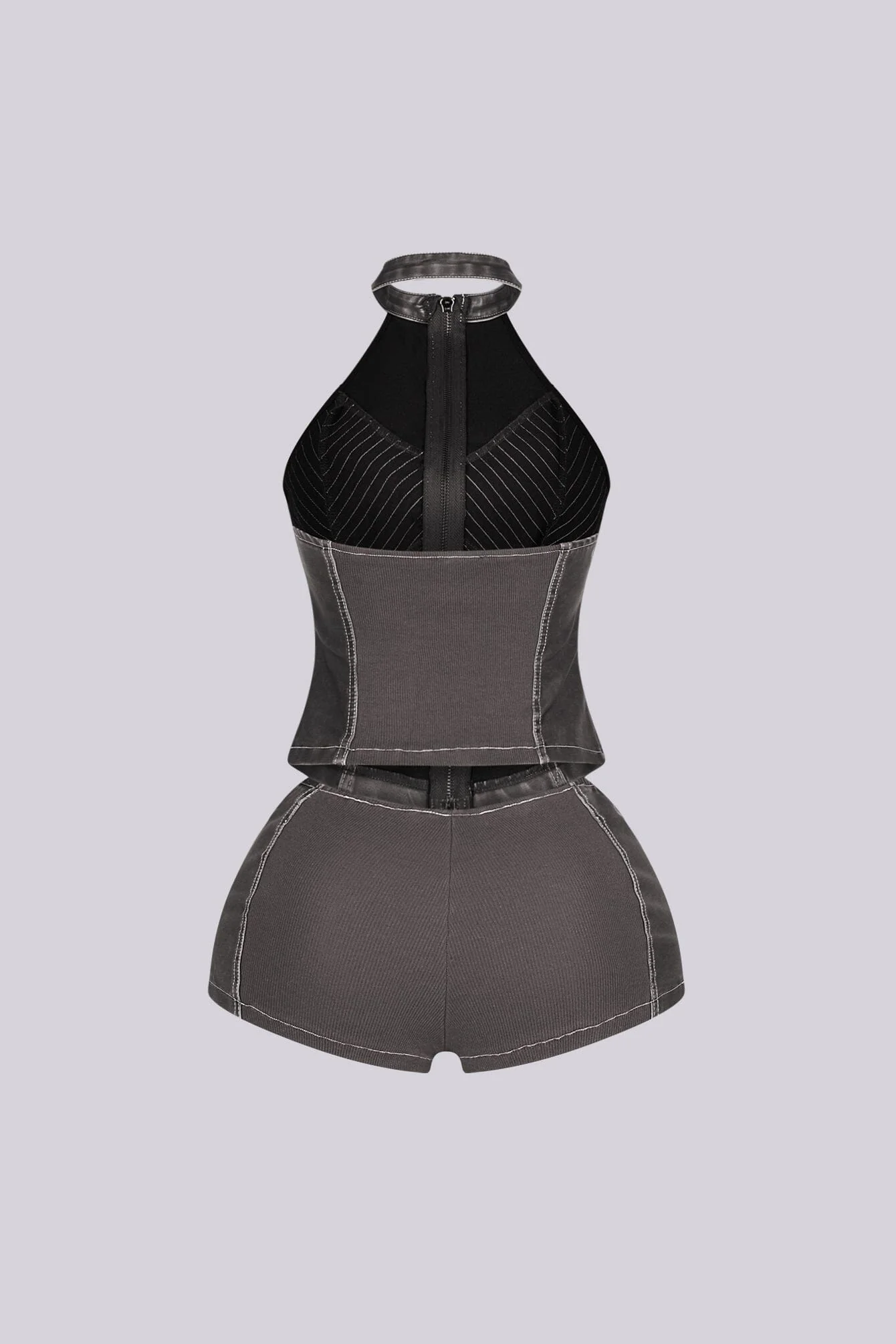 4509-Mono-Faux-Leather-Halter-Top-Shorts-SET-12.webp Mono Faux Leather Halter Top & Shorts SET