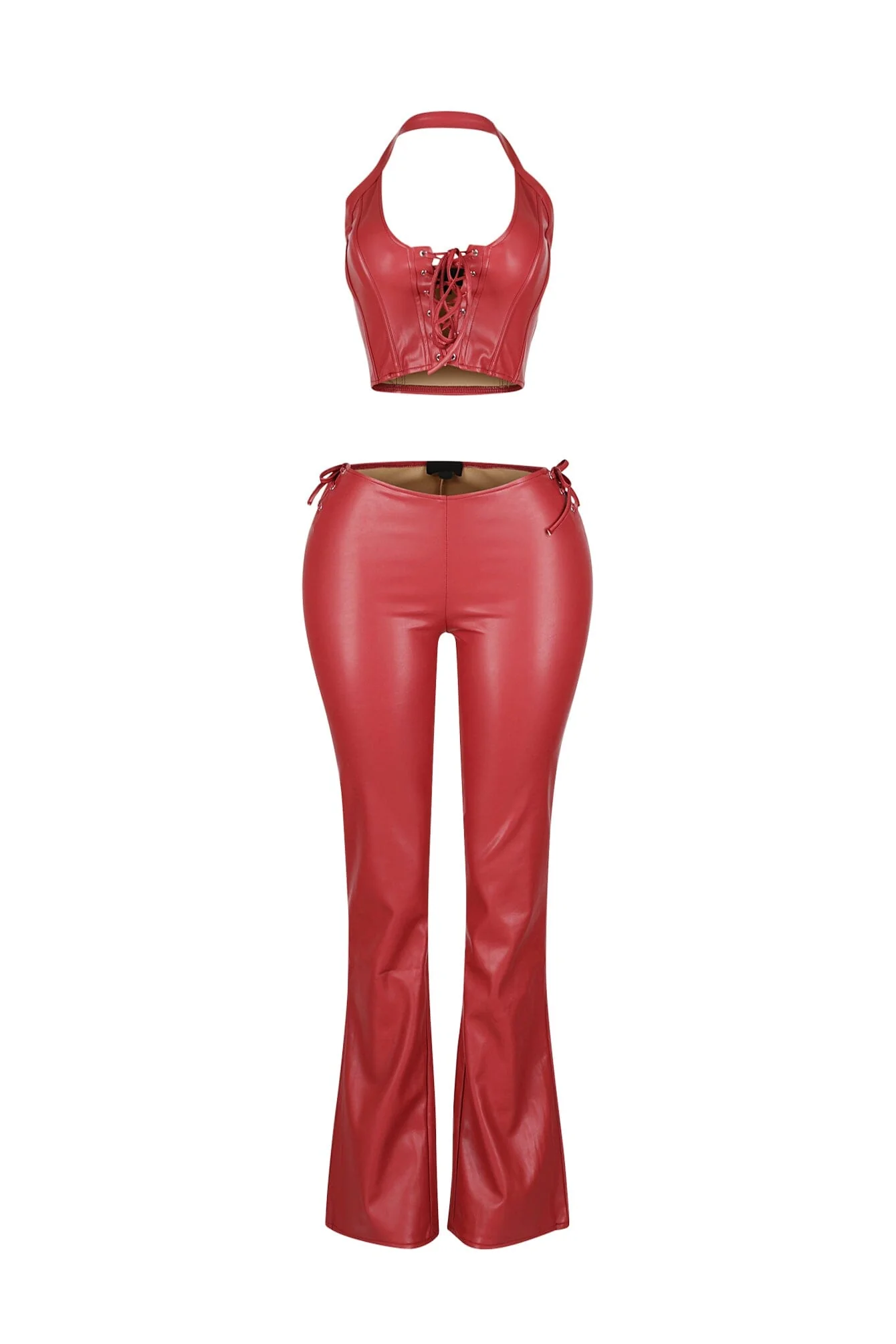 4568-Vegas-Vice-PU-Halter-Top-Pants-SET-4.webp Vegas Vice PU Halter Top & Pants SET