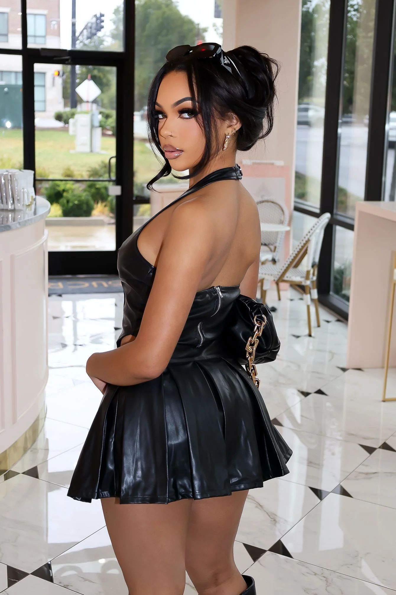 4614-Girly-Concept-PU-Skirt-SET-3.webp Girly Concept PU Skirt SET