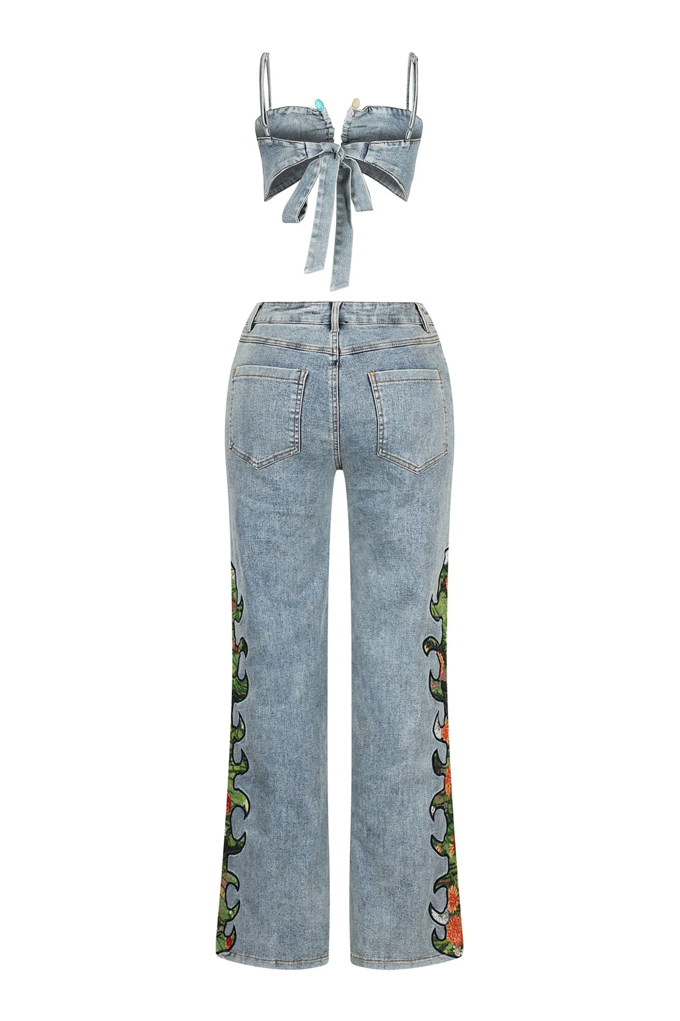 4650-Cactus-Blossom-Denim-Top-Pants-SET-6.webp Cactus Blossom Denim Top & Pants SET