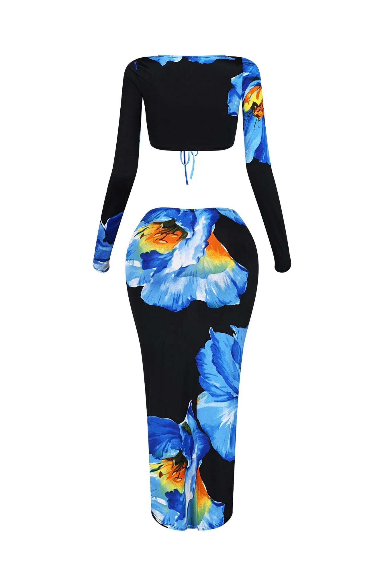 5009-Lake-Town-Floral-Printed-Top-Skirt-SET-5.webp Lake Town Floral Printed Top & Skirt SET