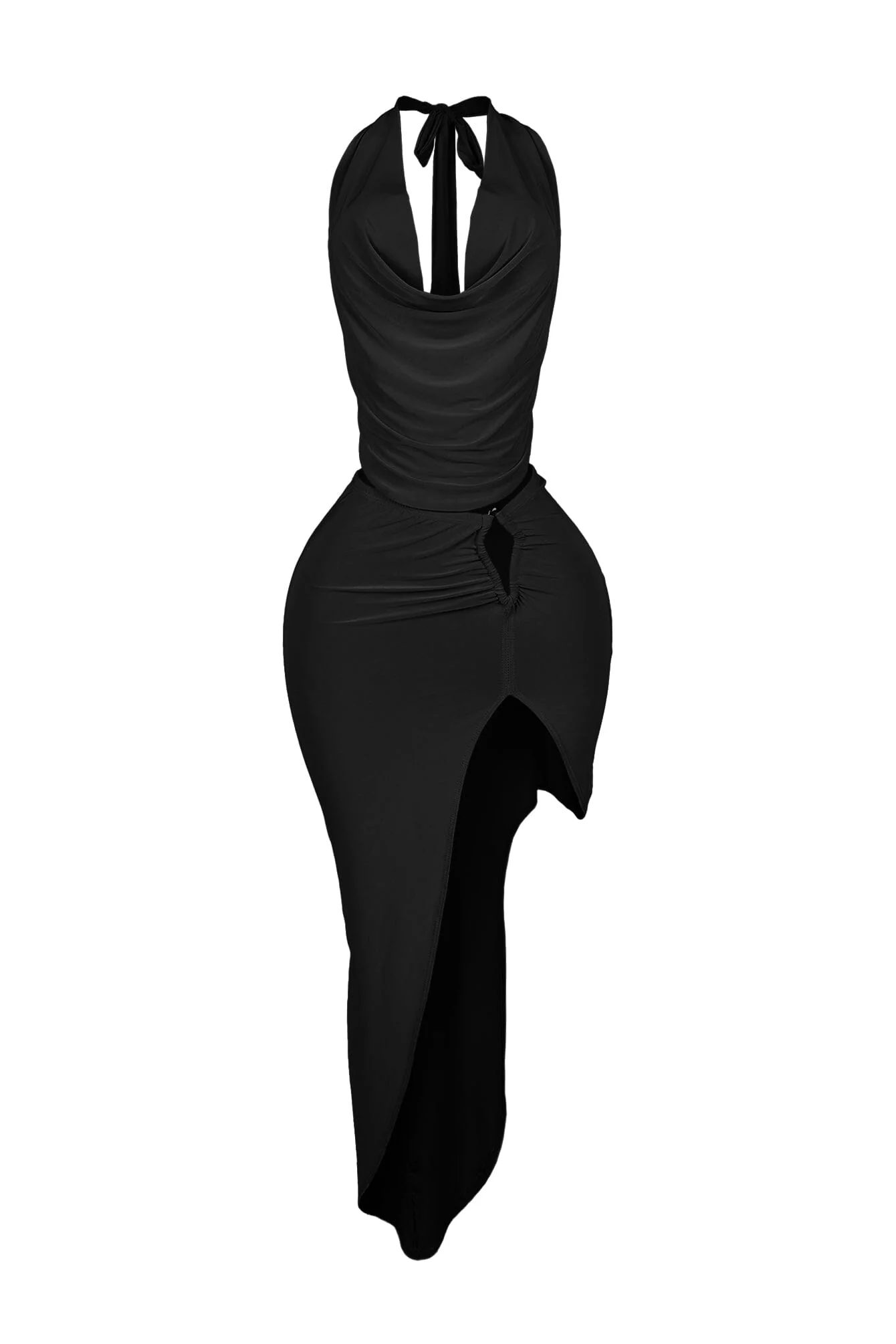 5024-Sora-Cowl-Neck-Halter-Top-Skirt-SET-5.webp Sora Cowl Neck Halter Top & Skirt SET