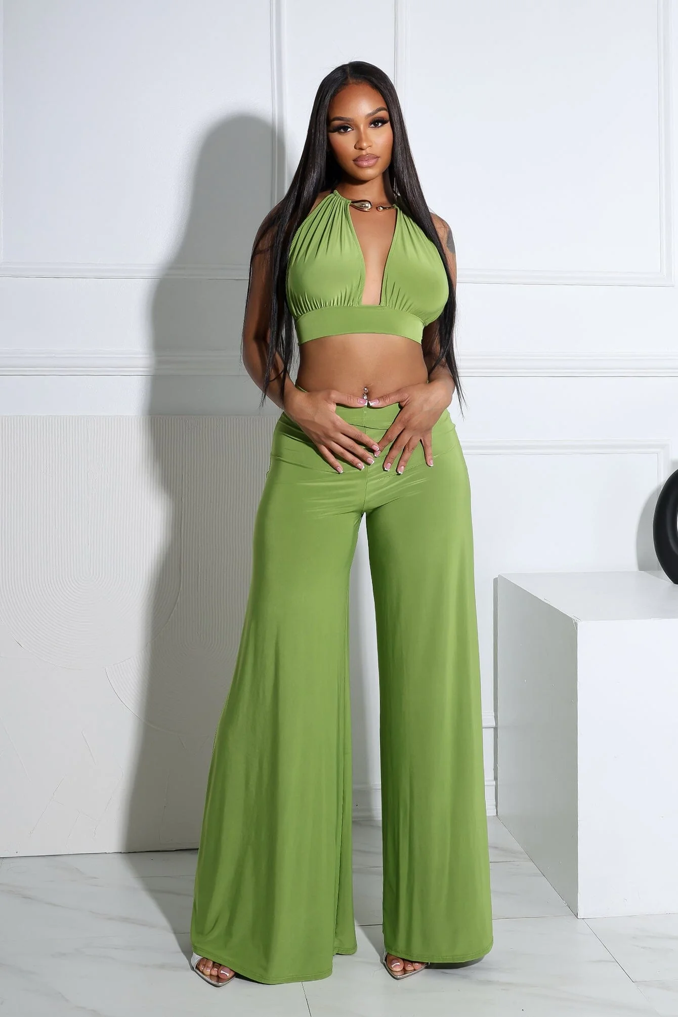 Mylah Choker Top & Pants SET