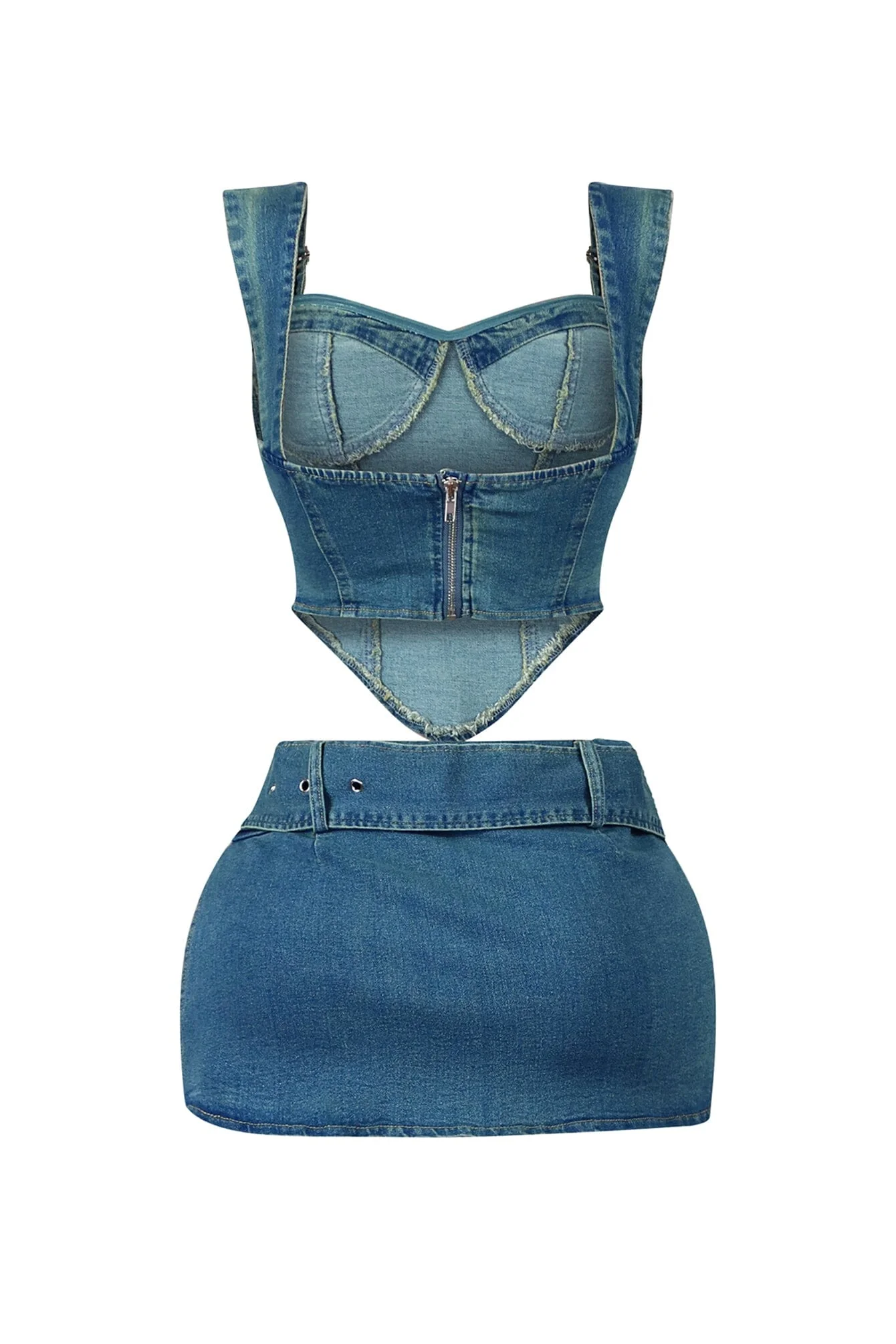 5337-Daniel-Washed-Denim-Corset-Skirt-SET-5.webp Daniel Washed Denim Corset & Skirt SET