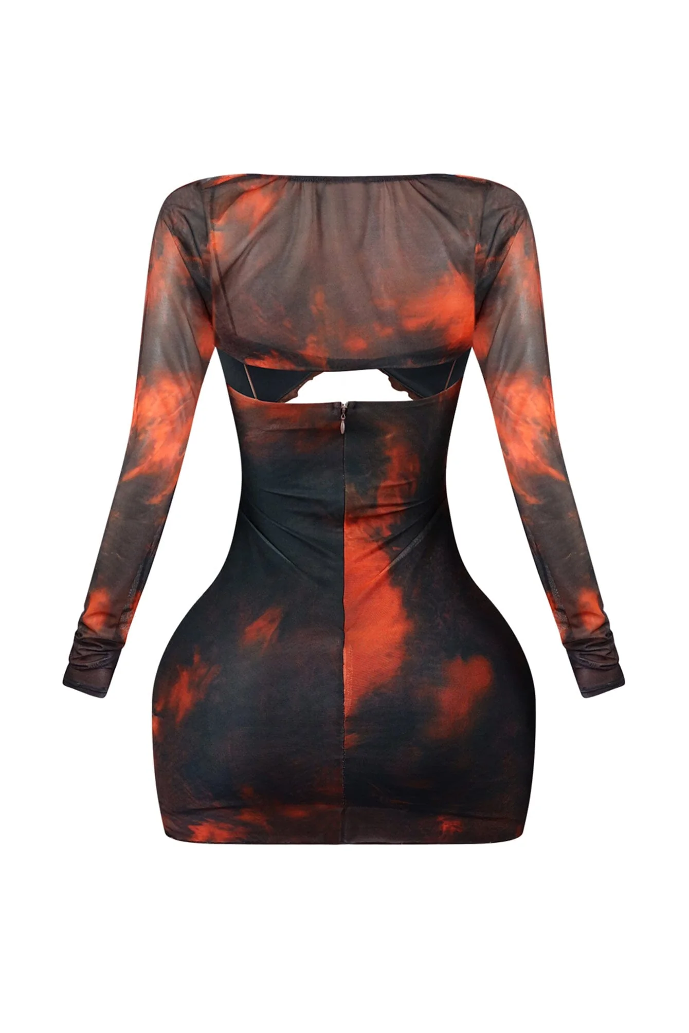 5348-Benjamin-Mesh-Lace-Mini-Dress-With-Bolero-SET-5.webp Benjamin Mesh Lace Mini Dress With Bolero SET