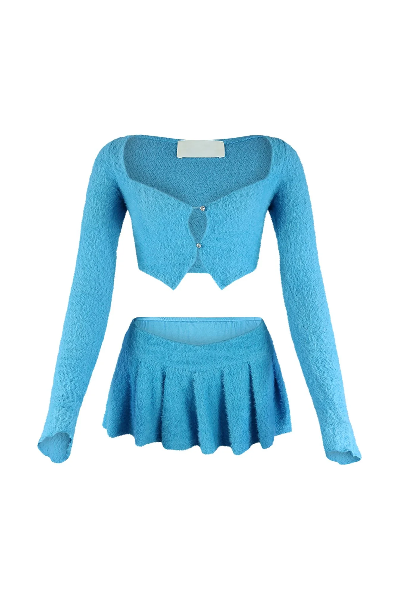 5420-As-Time-Goes-Fuzzy-Cardigan-Top-Skirt-SET-11.webp As Time Goes Fuzzy Cardigan Top & Skirt SET