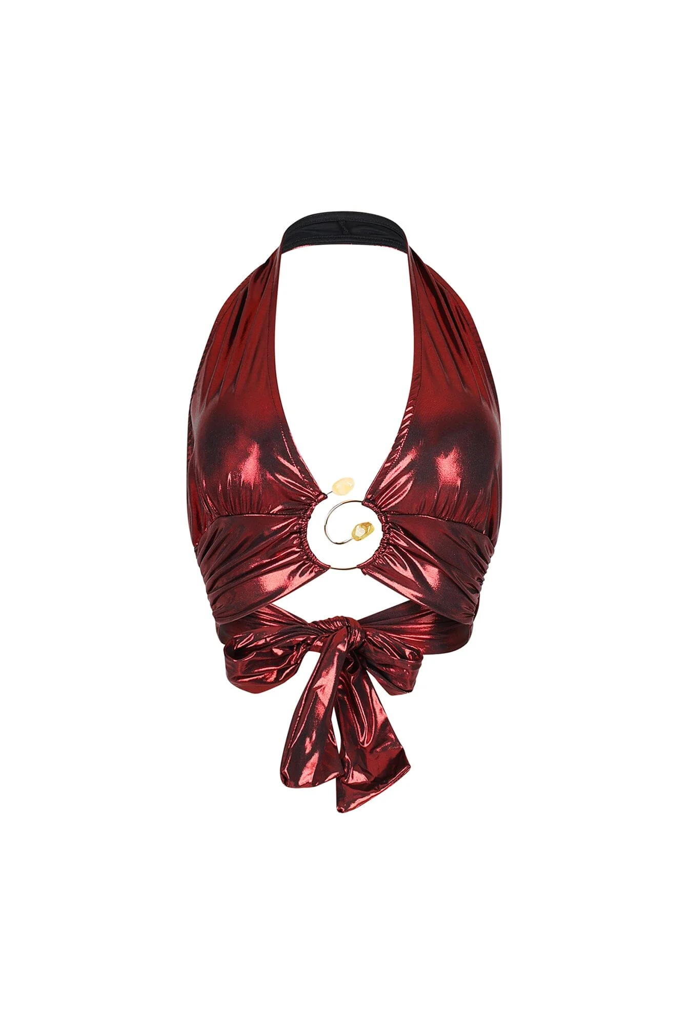 5697-Lustrous-Glow-Halter-Metallic-Top-3.webp Lustrous Glow Halter Metallic Top