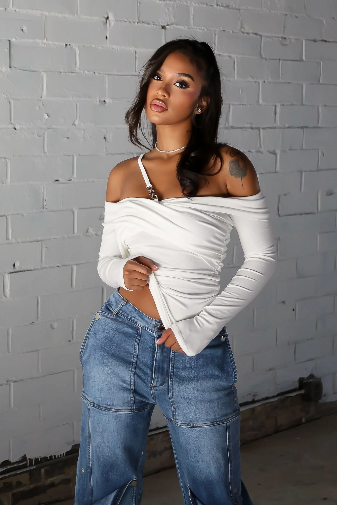 Necklit Chain Whisper Top