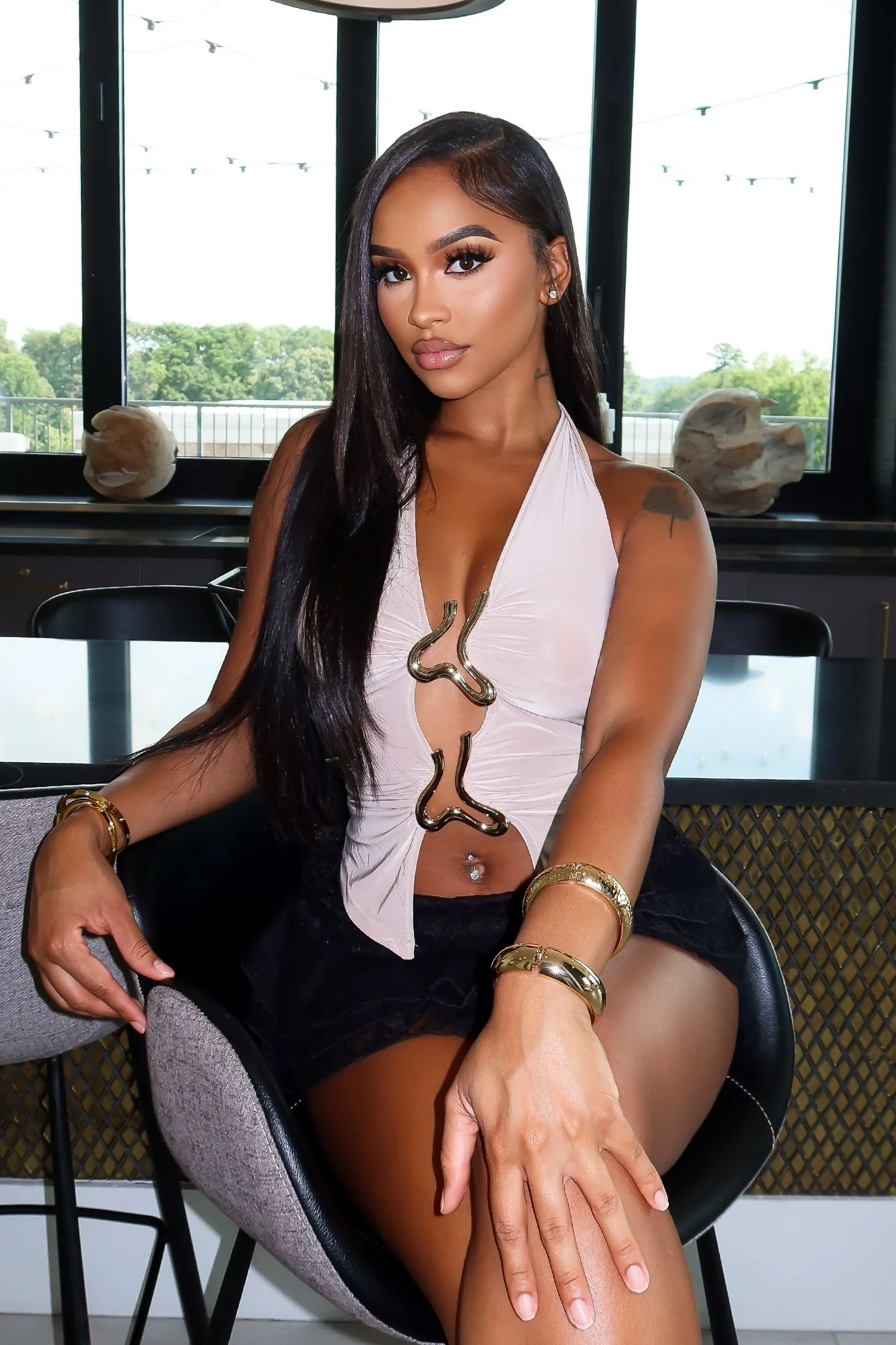 Leger Slinky Halter Top