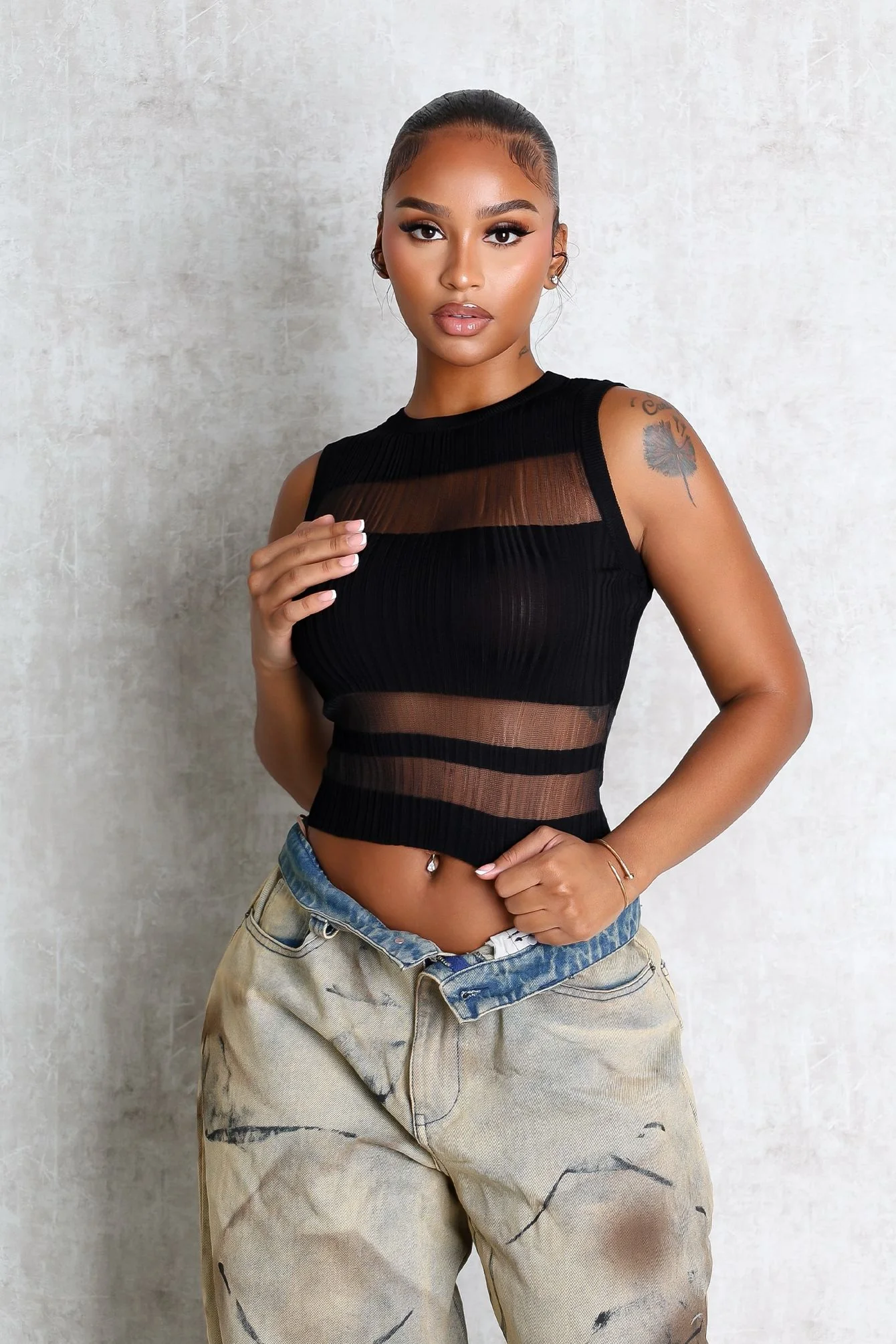 Reveal Knitted Tank Top