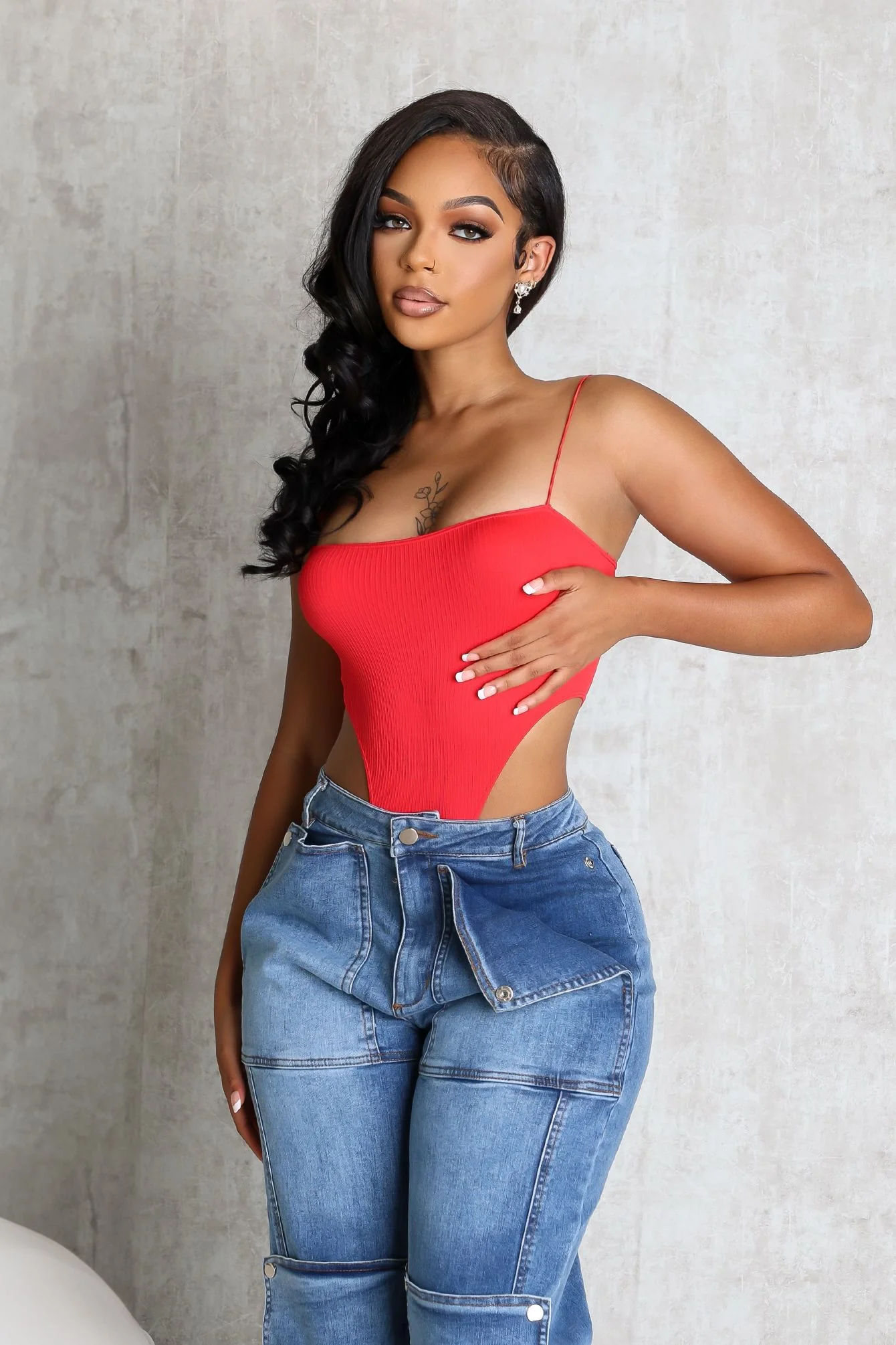 Jin High Cut Tank Bodysuit