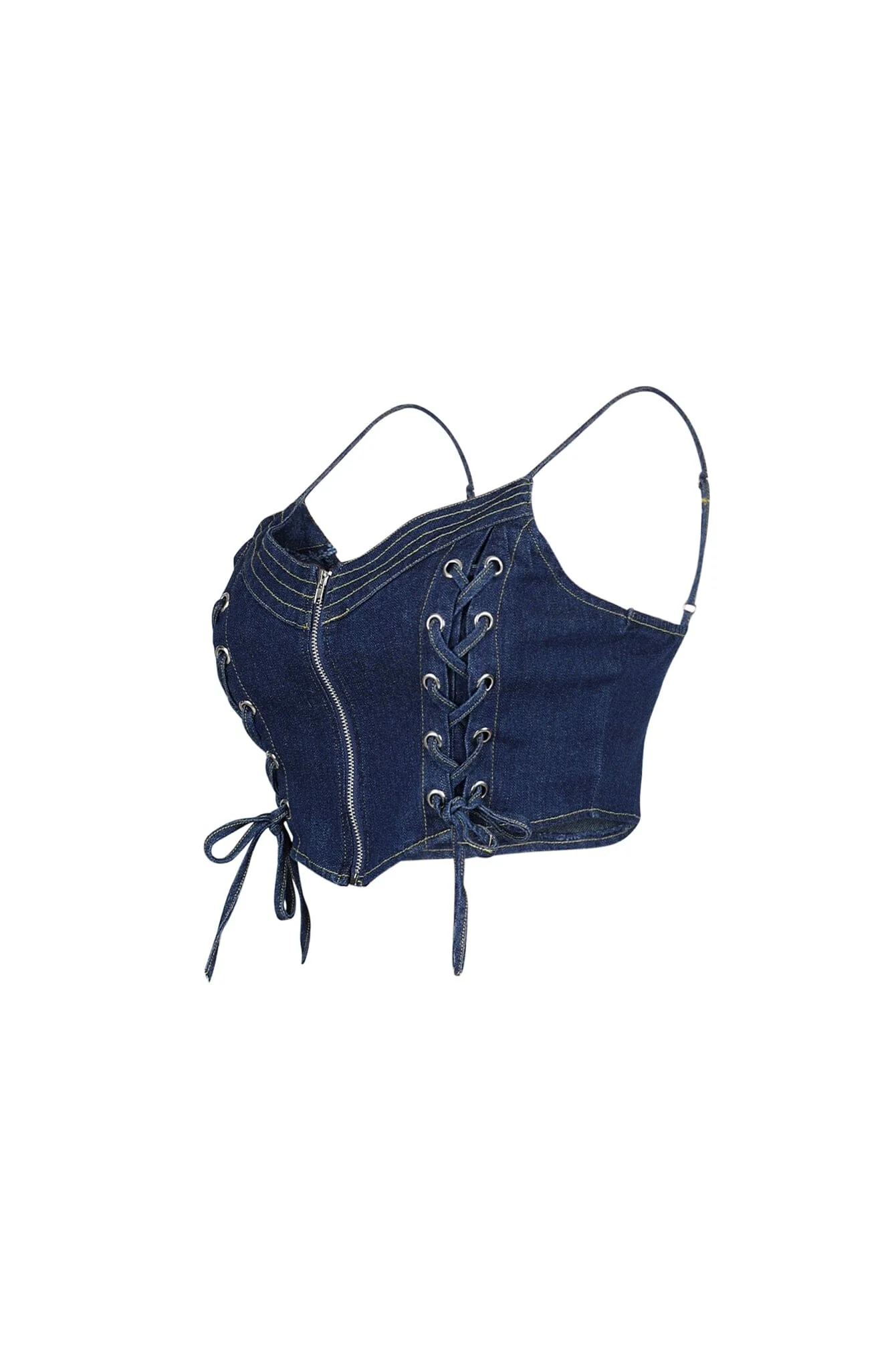6014-Sidekick-Lace-Up-Denim-Bustier-Top-3.webp Sidekick Lace Up Denim Bustier Top