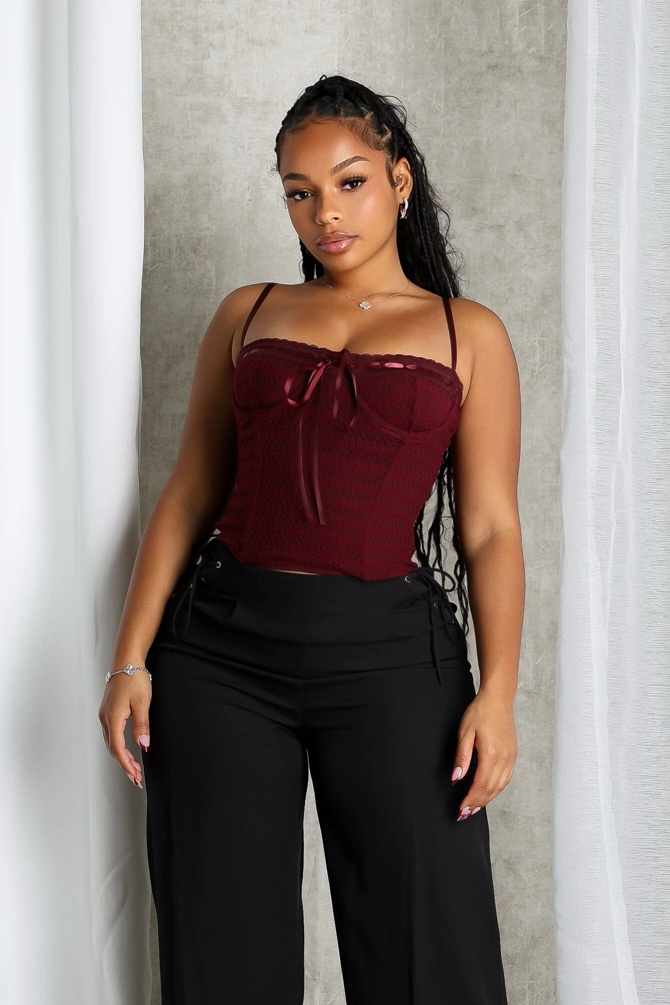 Ribbonelle Lace Bustier Top