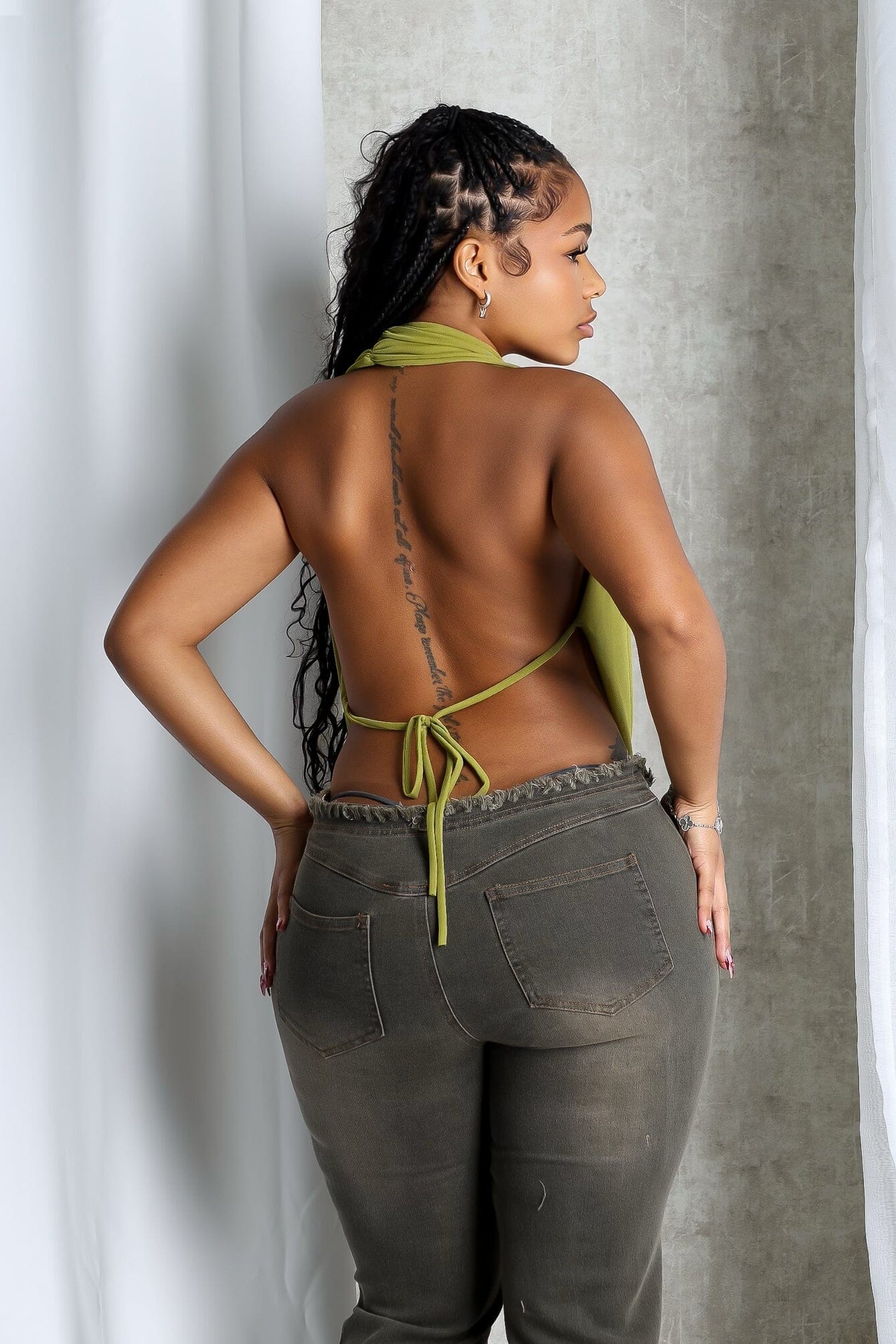 6108-Cascading-Mesh-Cowl-Neck-Tie-Top-10.jpg Cascading Mesh Cowl Neck Tie Top